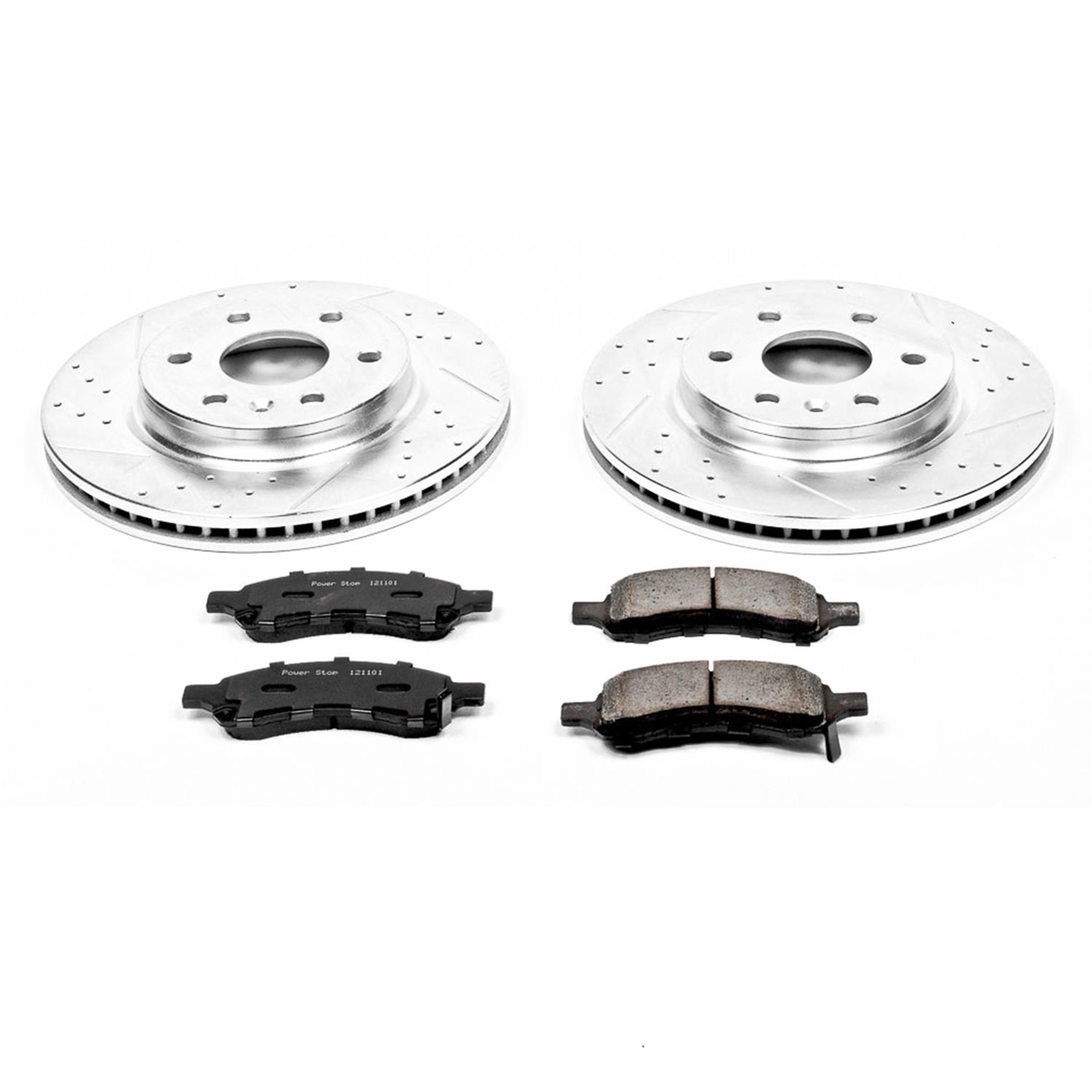 Power Stop K4657 Power Stop Z23 Evolution Sport Brake Upgrade Kits
