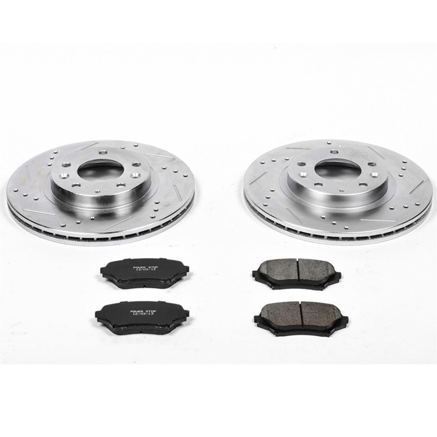 Power Stop 06-15 Mazda MX-5 Miata Front & Rear Z23 Evolution Sport Brake Kit w/Calipers (1x psbK4659, 1x psbK2451, 1x psbS3322, 1x psbS3316) thumbnail 5