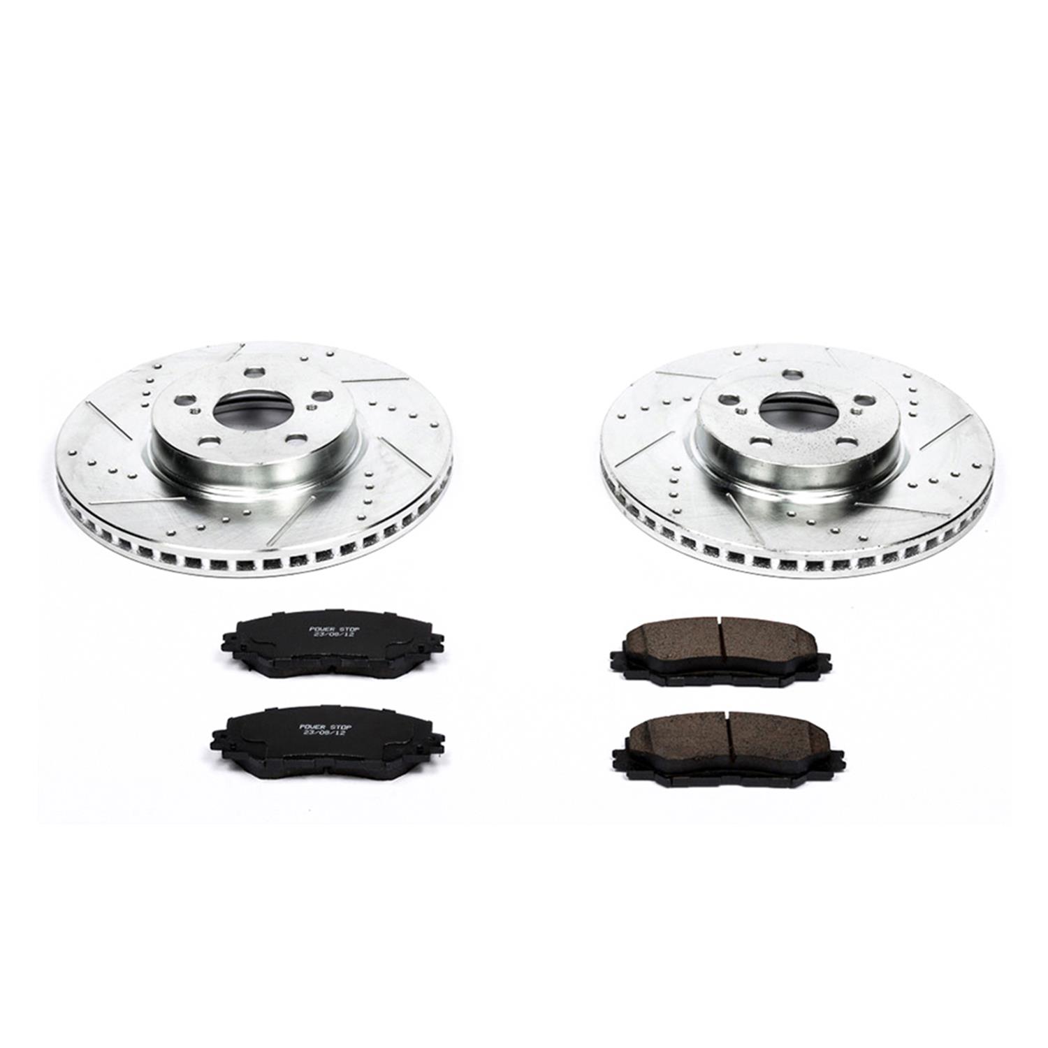 Power Stop K4669 Power Stop Z23 Evolution Sport Brake Upgrade Kits