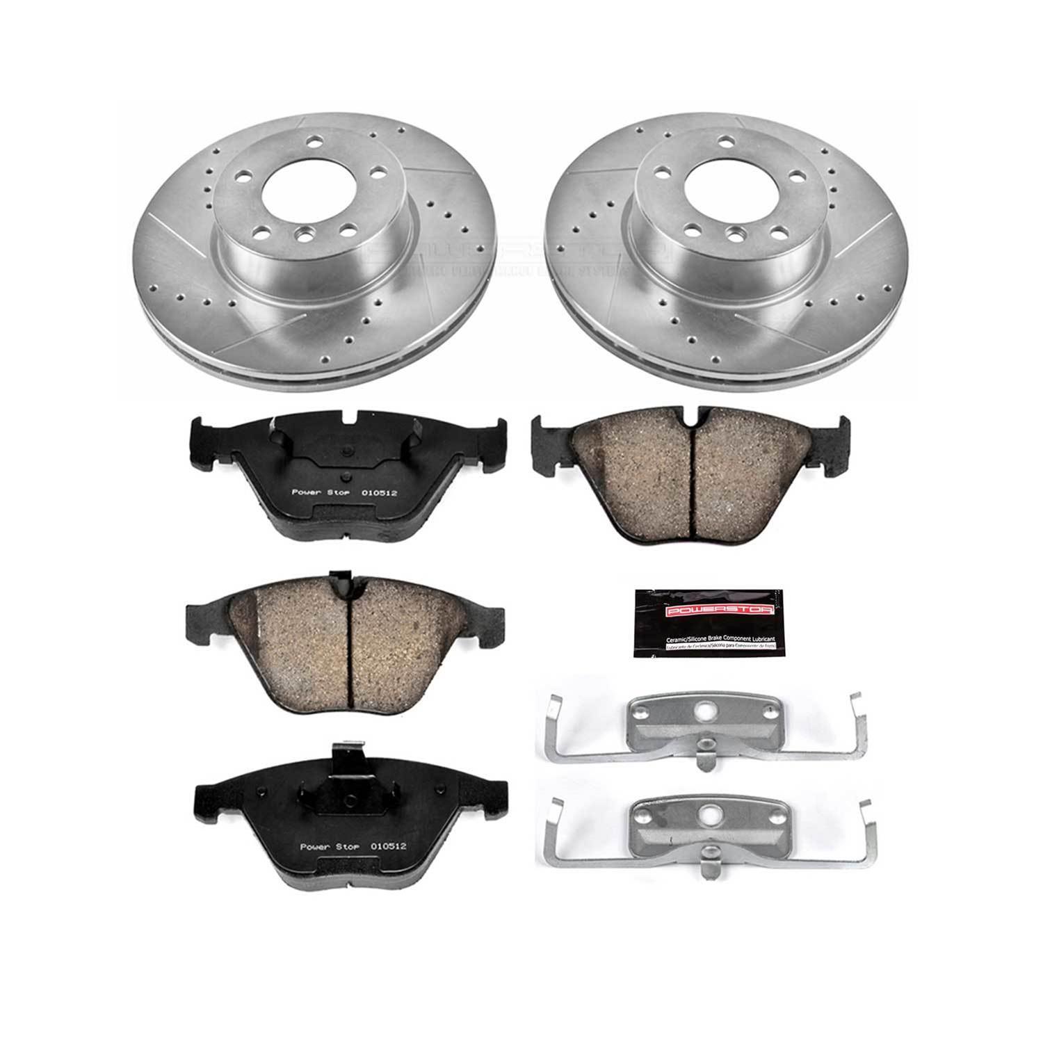 Power Stop 09-10 BMW 328i xDrive Front & Rear Z23 Evolution Sport Brake Kit w/Calipers (1x psbS3360, 1x psbK3002, 1x psbS3226, 1x psbK4678) thumbnail 6