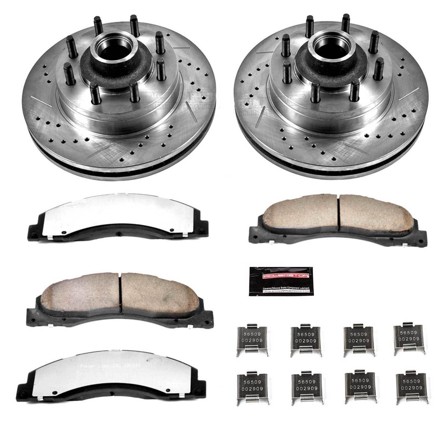 【まとめ売り】Group Power OCT17〜OCT19＋OCT13 PowerStop K4716-36 PowerStop Z36 Truck and Tow Brake Upgrade Kits