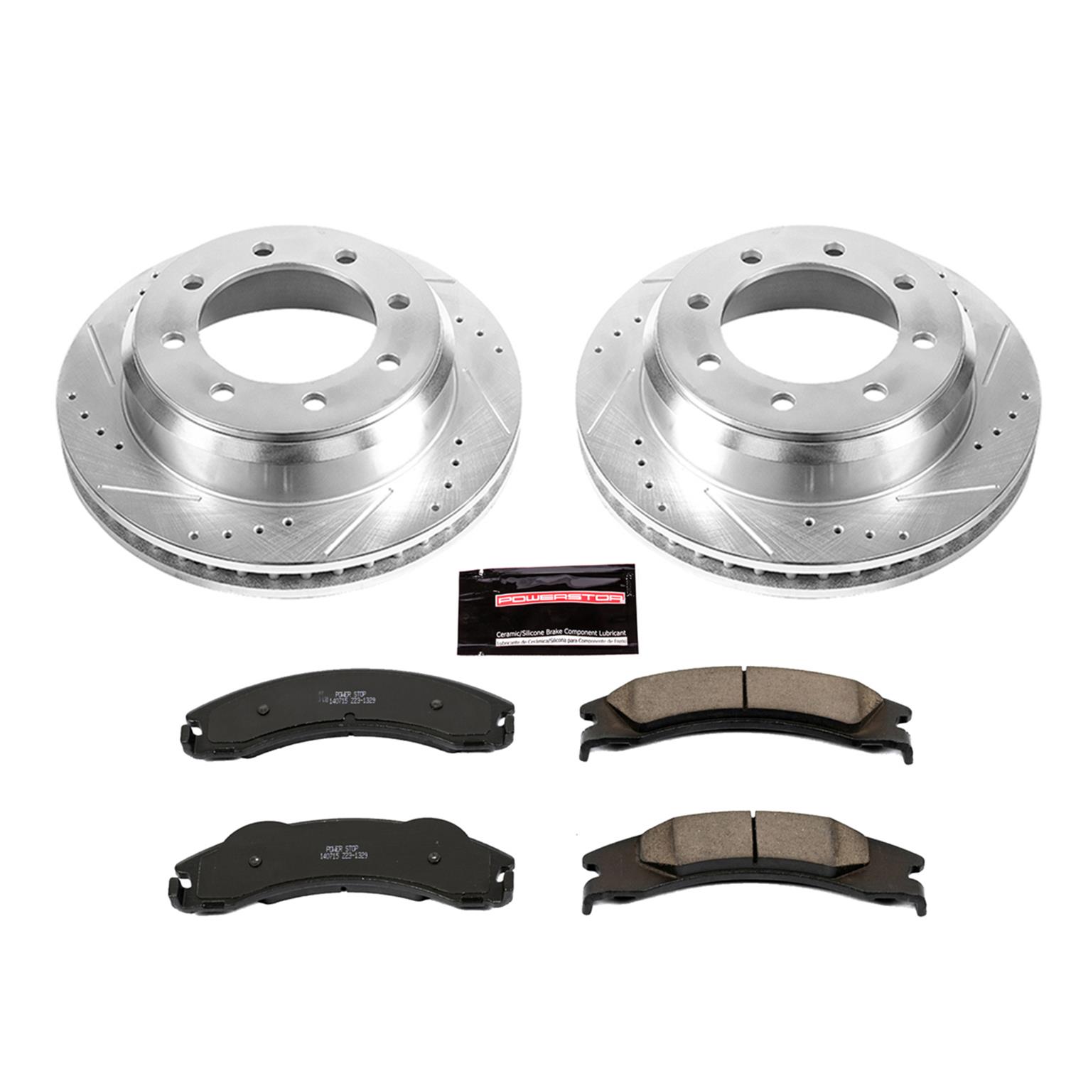 Power Stop 08-14 Ford E-150 Front & Rear Z23 Evolution Brake Kit (1x psbZ23-1328, 1x psbK4718, 1x psbAR82129XL, 1x psbAR82129XR) thumbnail 5