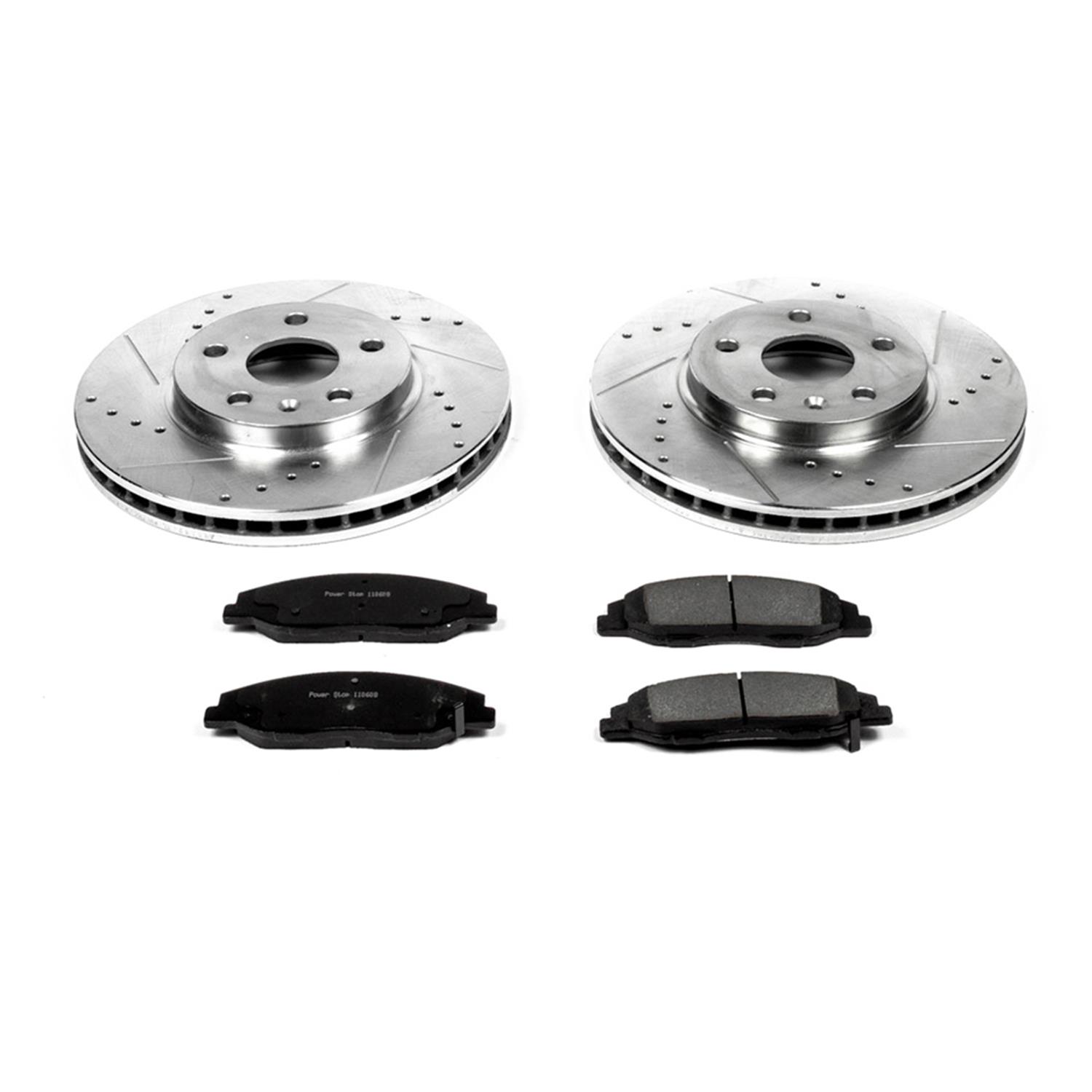 Power Stop K4721 Power Stop Z23 Evolution Sport Brake Upgrade Kits Summit Racing