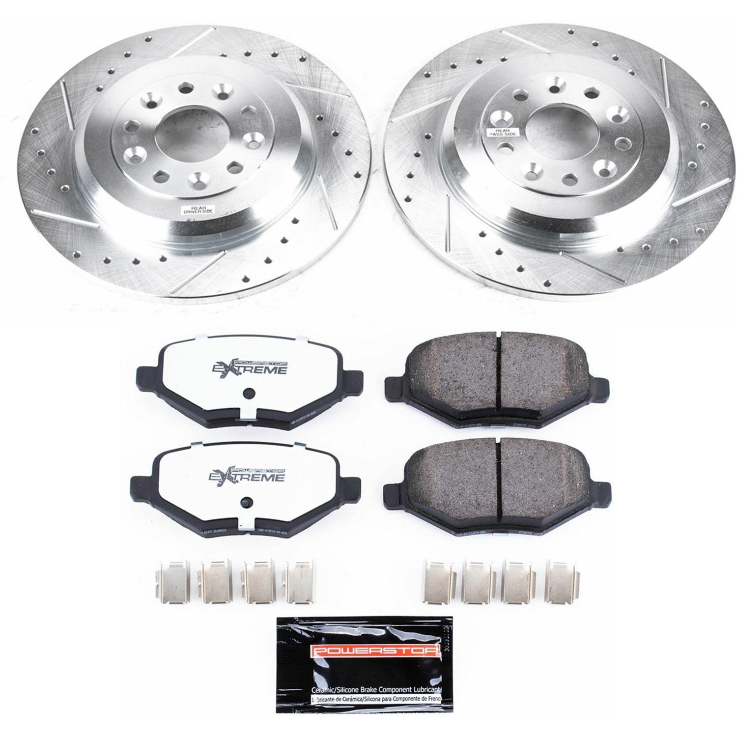 Power Stop 11-12 Ford Taurus Front & Rear Z36 Truck & Tow Brake Kit (1x psbK4744-36, 1x psbK5581-36) thumbnail 5