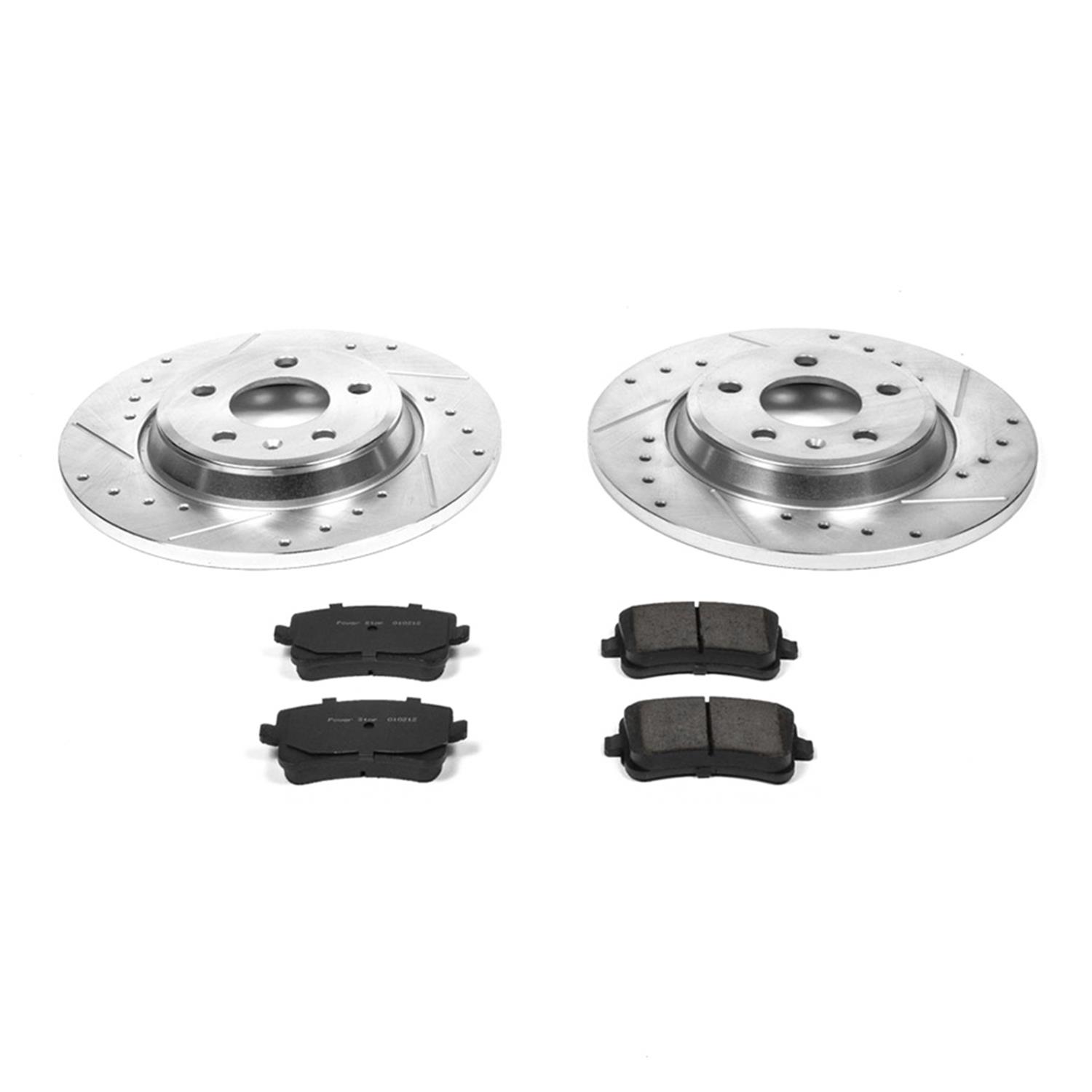 Power Stop K4745 Power Stop Z23 Evolution Sport Brake Upgrade Kits