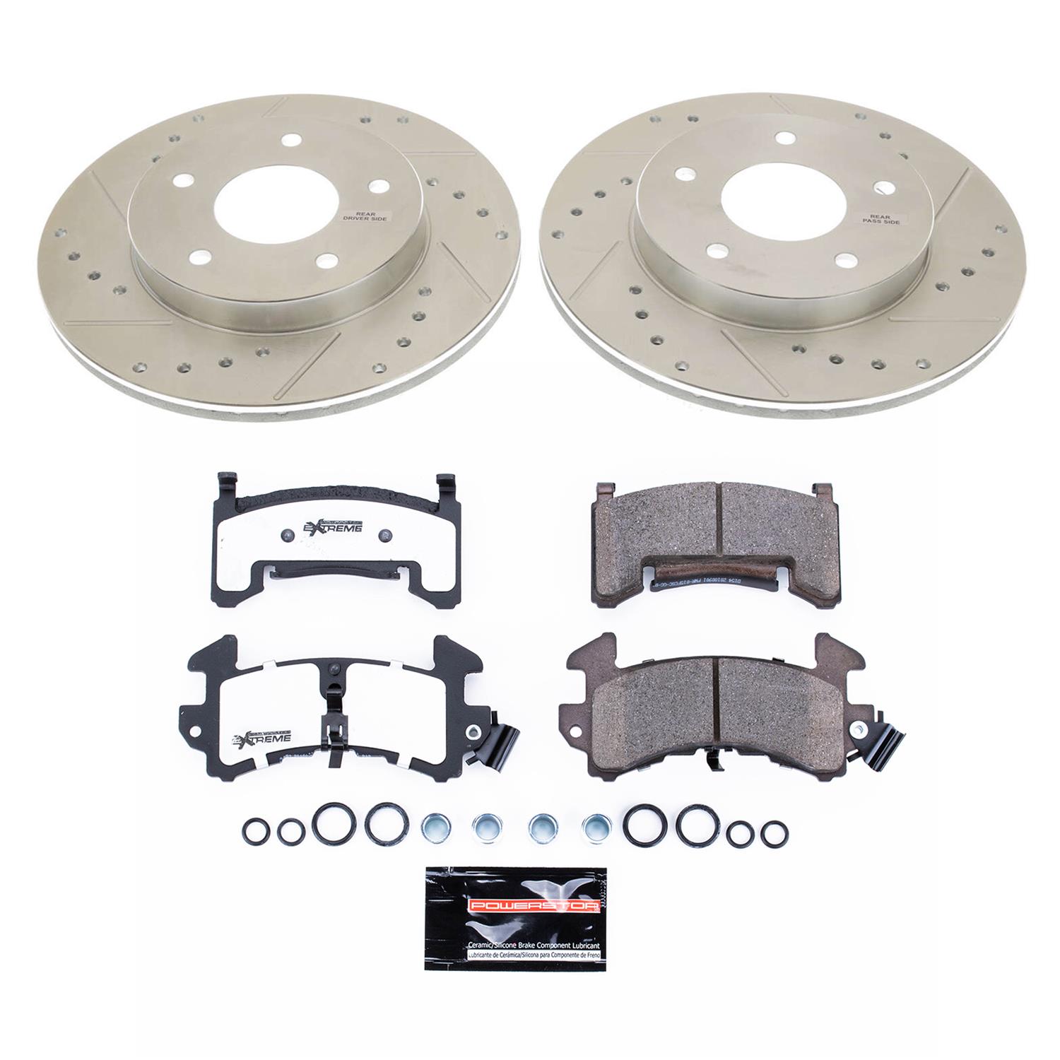 PowerStop K4761-26 PowerStop Z26 Street Warrior Brake Upgrade Kits