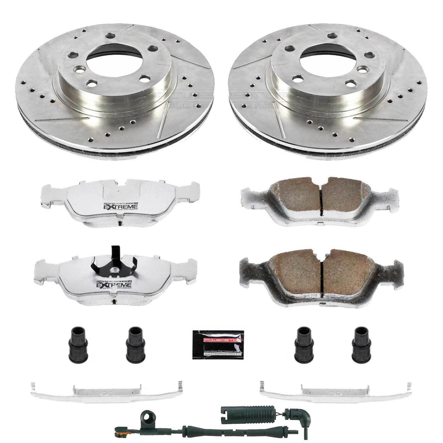 Power Stop 03-05 BMW Z4 Front & Rear Z26 Street Warrior Brake Kit (1x psbK497-26, 1x psbK5130-26) thumbnail 8