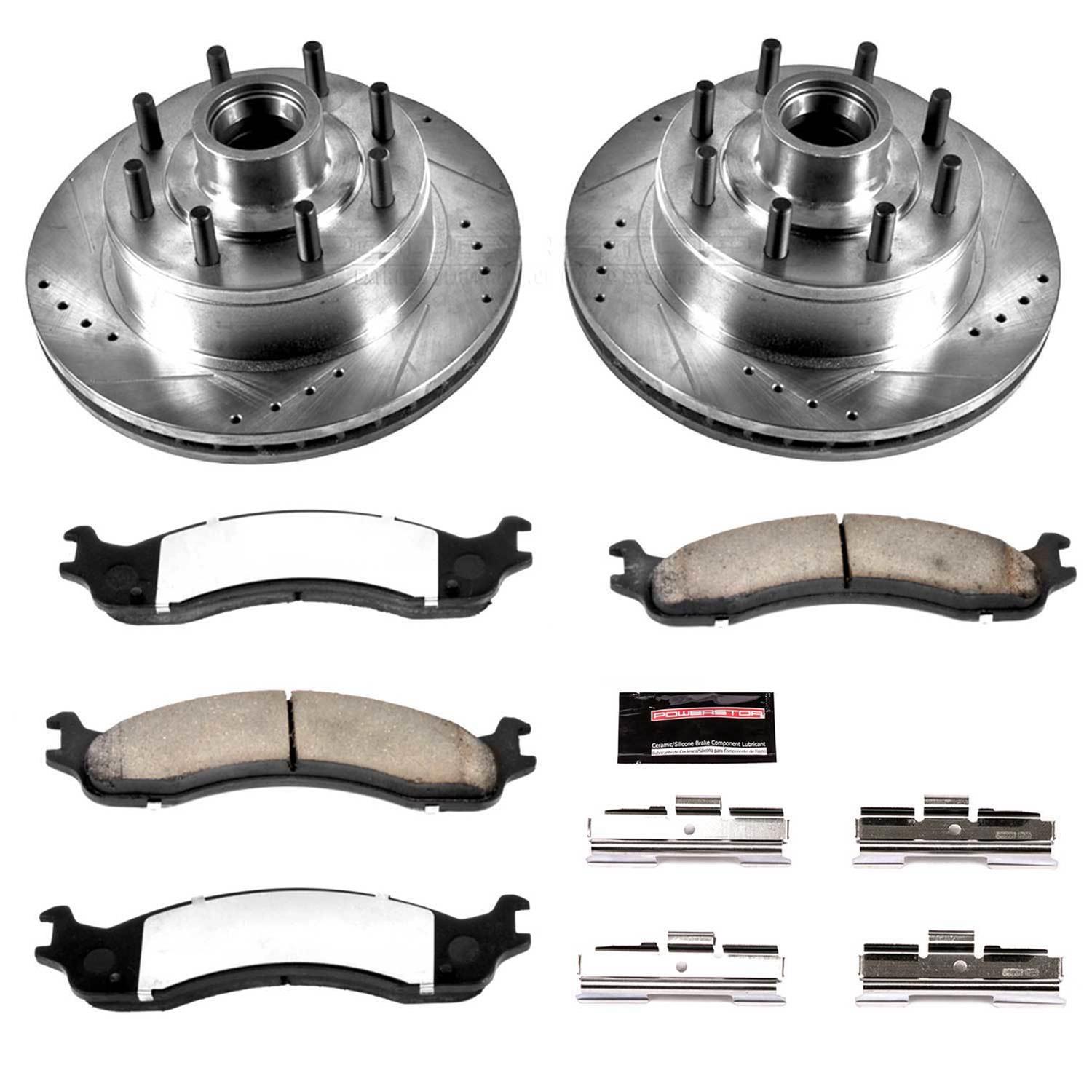 Power Stop 99-07 Ford E-350 Super Duty Front Z36 Truck & Tow Brake Kit (1x psbZ36-655, 1x psbAR8546XL, 1x psbAR8546XR, 1x psbH759K) thumbnail 3