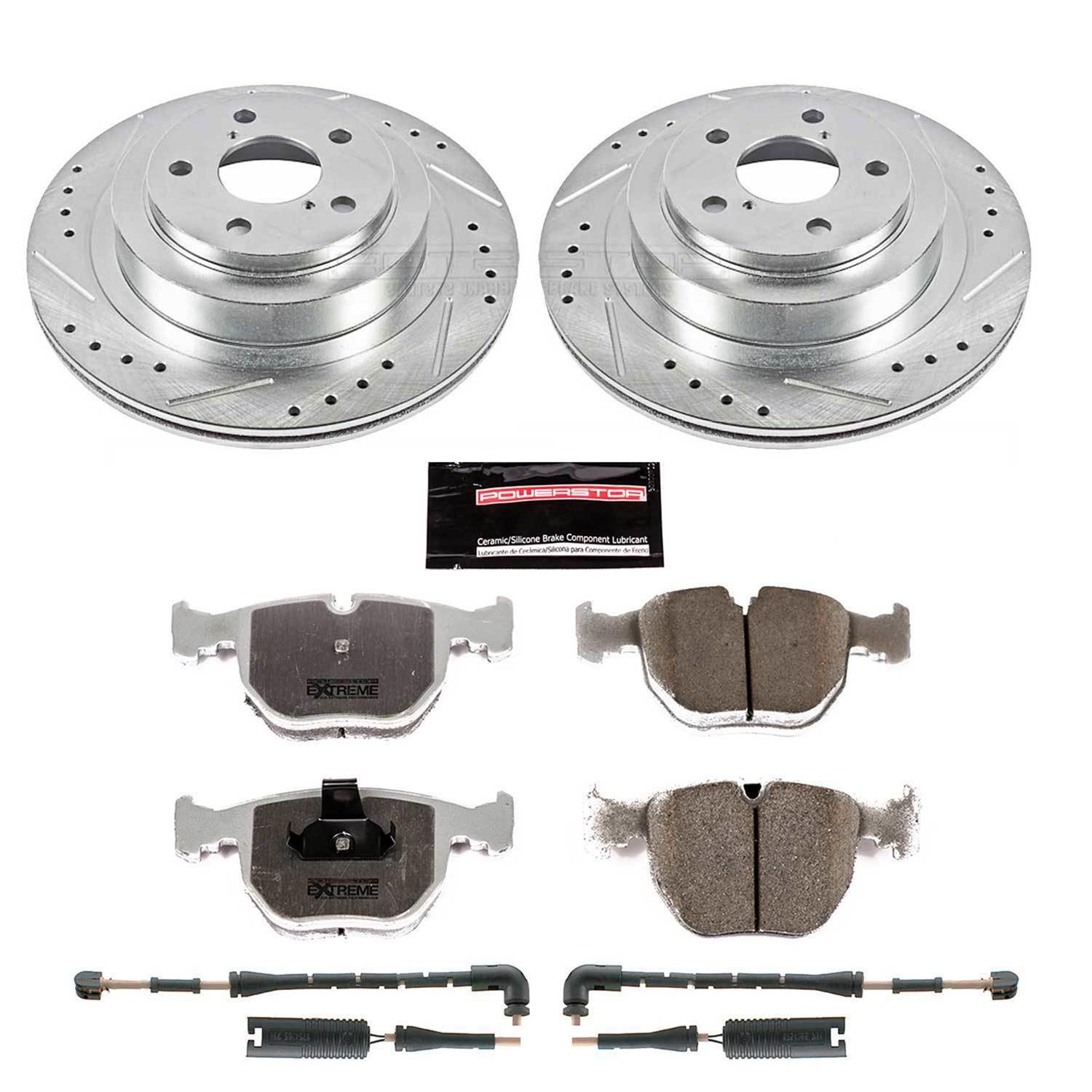Power Stop 03-05 Land Rover Range Rover Front & Rear Z26 Street Warrior Brake Kit (1x psbK5742-26, 1x psbK5111-26) thumbnail 5