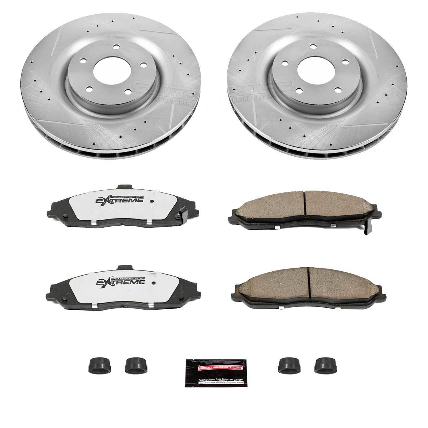 Power Stop K5158-26 Power Stop Z26 Street Warrior Brake Upgrade Kits |  Summit Racing