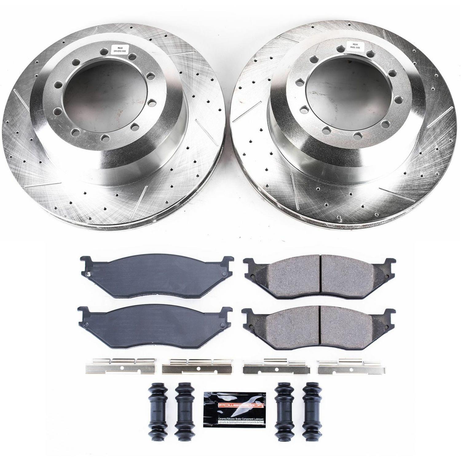 Power Stop 99-01 Ford F53 Front Z23 Evolution Brake Kit (1x psbZ23-777, 1x psbAR8569XL, 1x psbAR8569XR) thumbnail 4