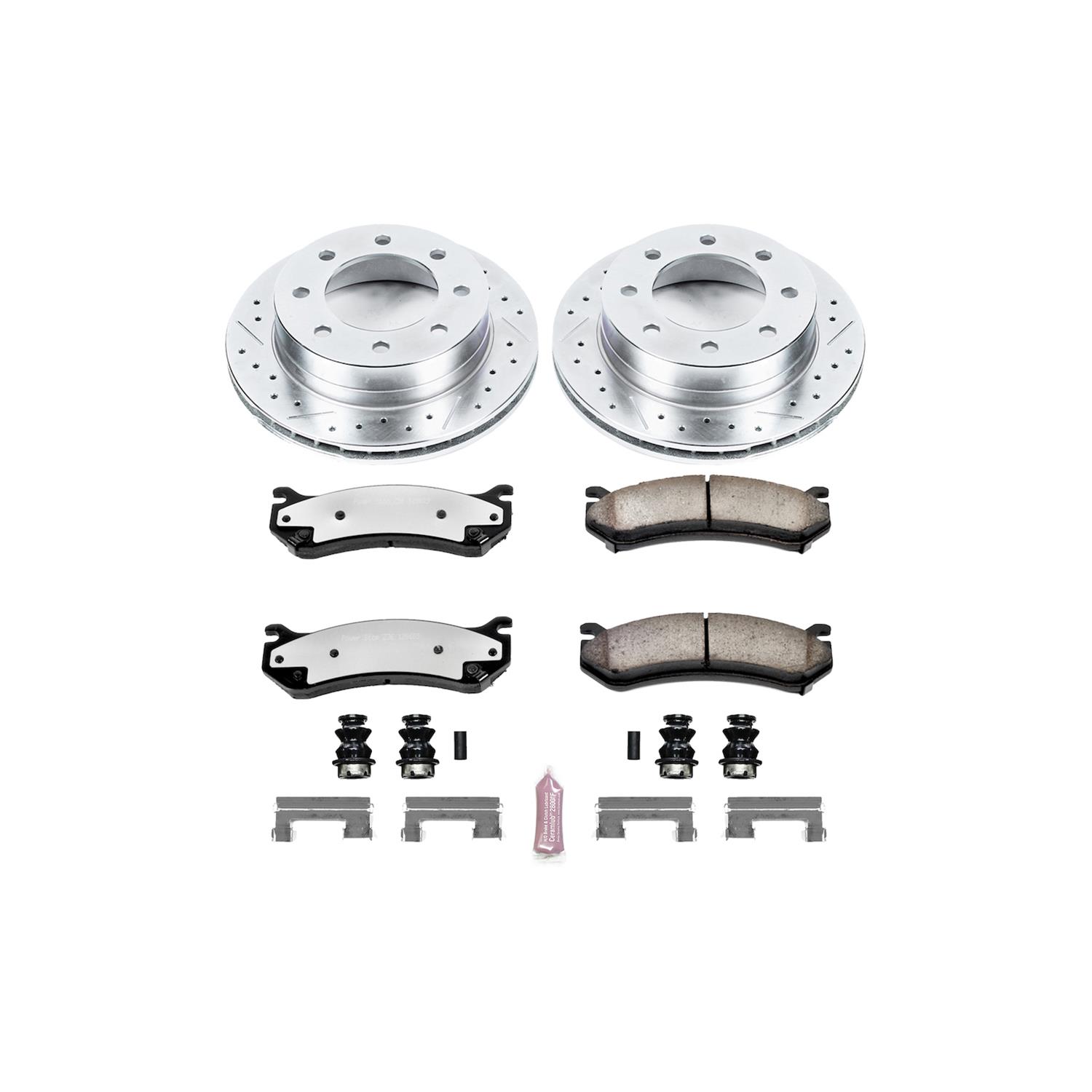 Power Stop 2004 Chevrolet Silverado 2500 HD Front & Rear Z36 Truck & Tow Brake Kit (1x psbK5190-36, 1x psbK2071-36) thumbnail 7