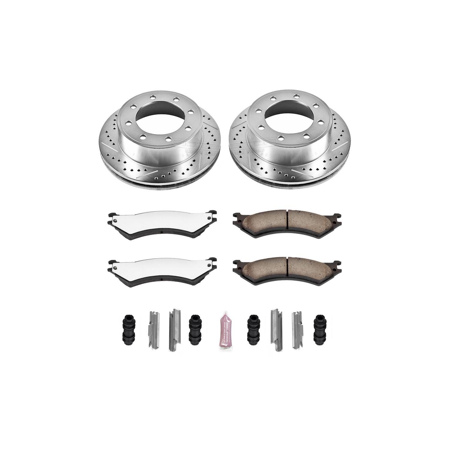 Power Stop 99-07 Ford E-350 Super Duty Front and Rear Z36 Truck & Tow Brake Kit (Bundled Kit) thumbnail 8