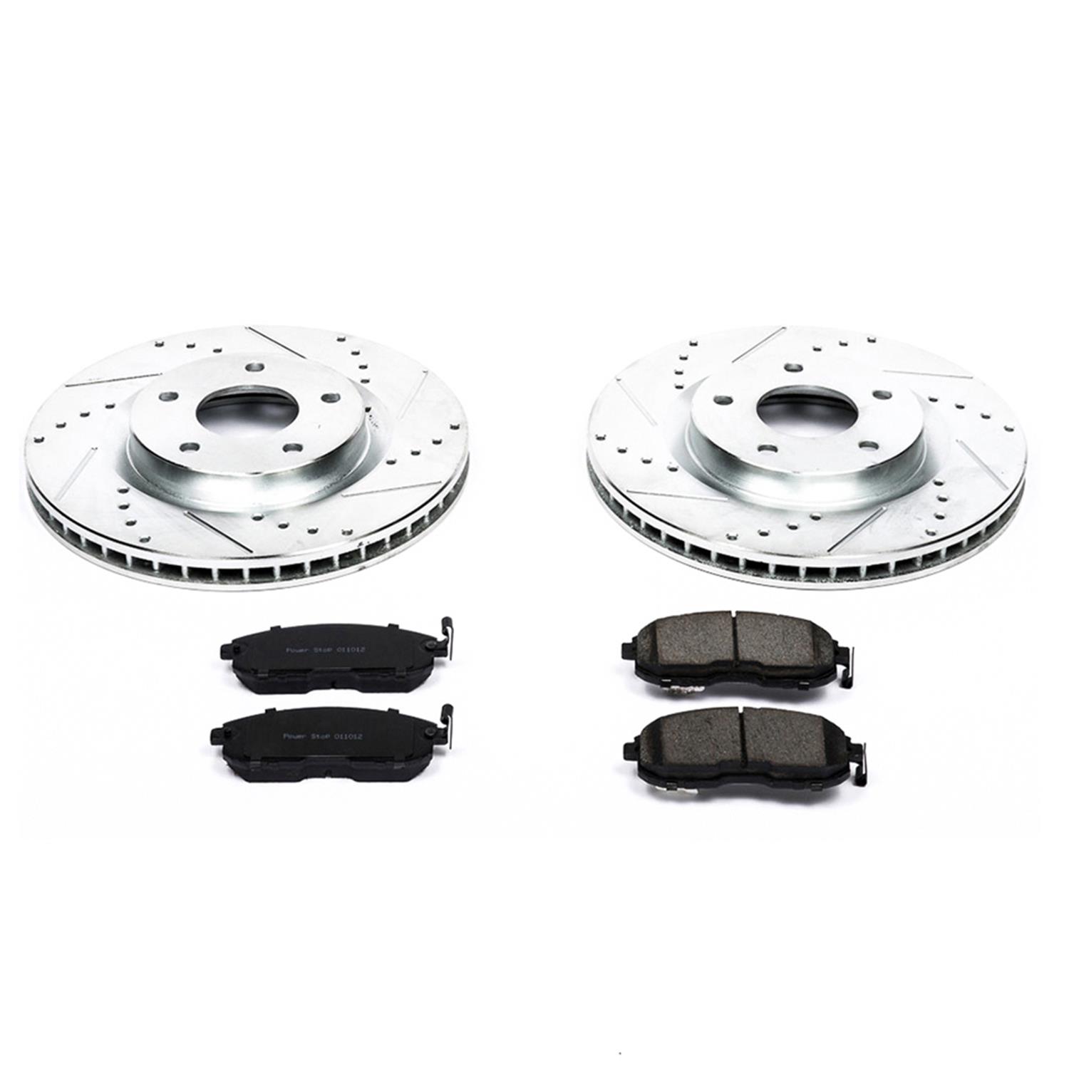 Power Stop 07-10 Nissan Sentra Front & Rear Z23 Evolution Sport Brake Kit w/Calipers (1x psbK098, 1x psbK5217, 1x psbS3308, 1x psbS3582) thumbnail 6