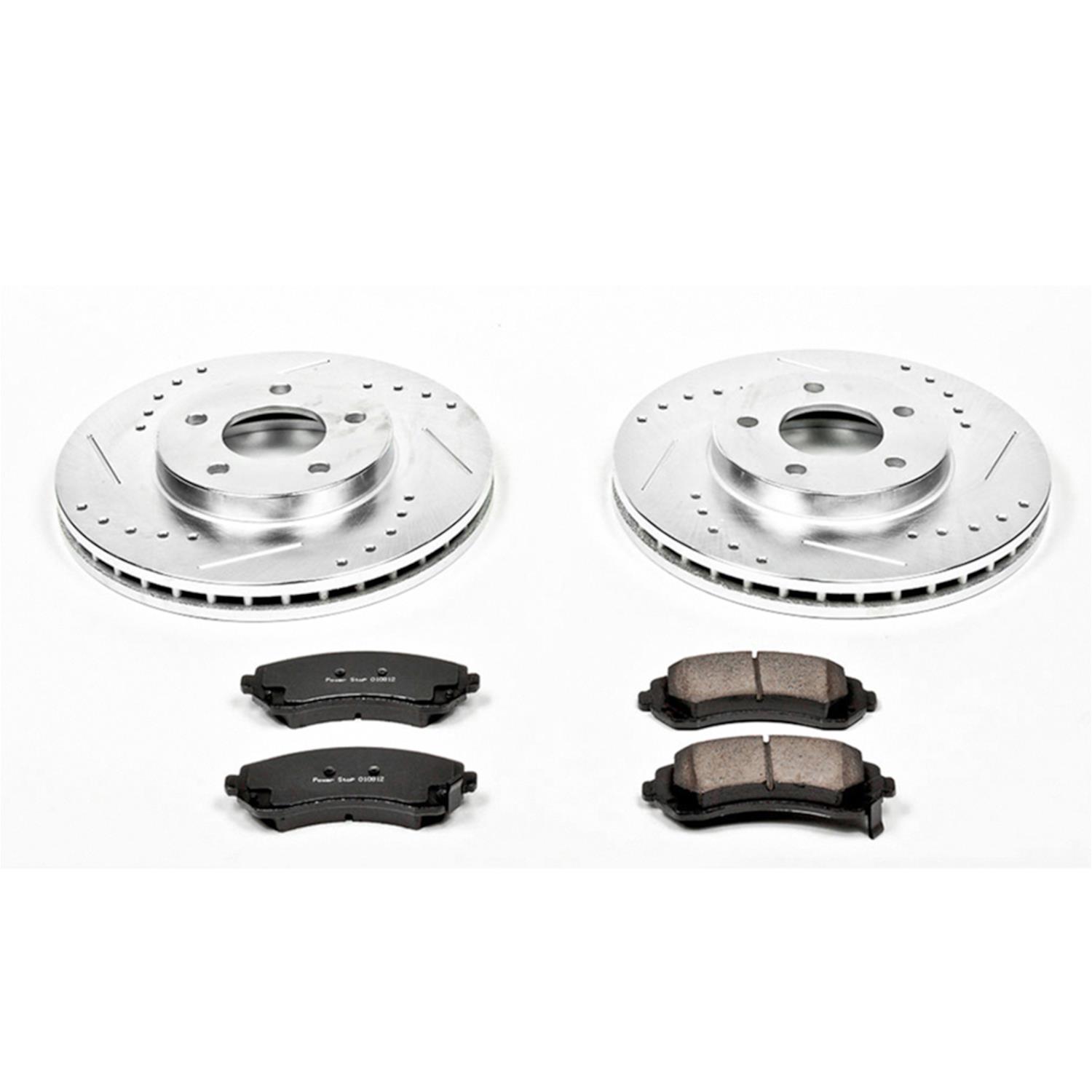 Power Stop 02-06 Buick Rendezvous Front & Rear Z23 Evolution Sport Brake Kit (1x psbK5135, 1x psbK5234) thumbnail 4
