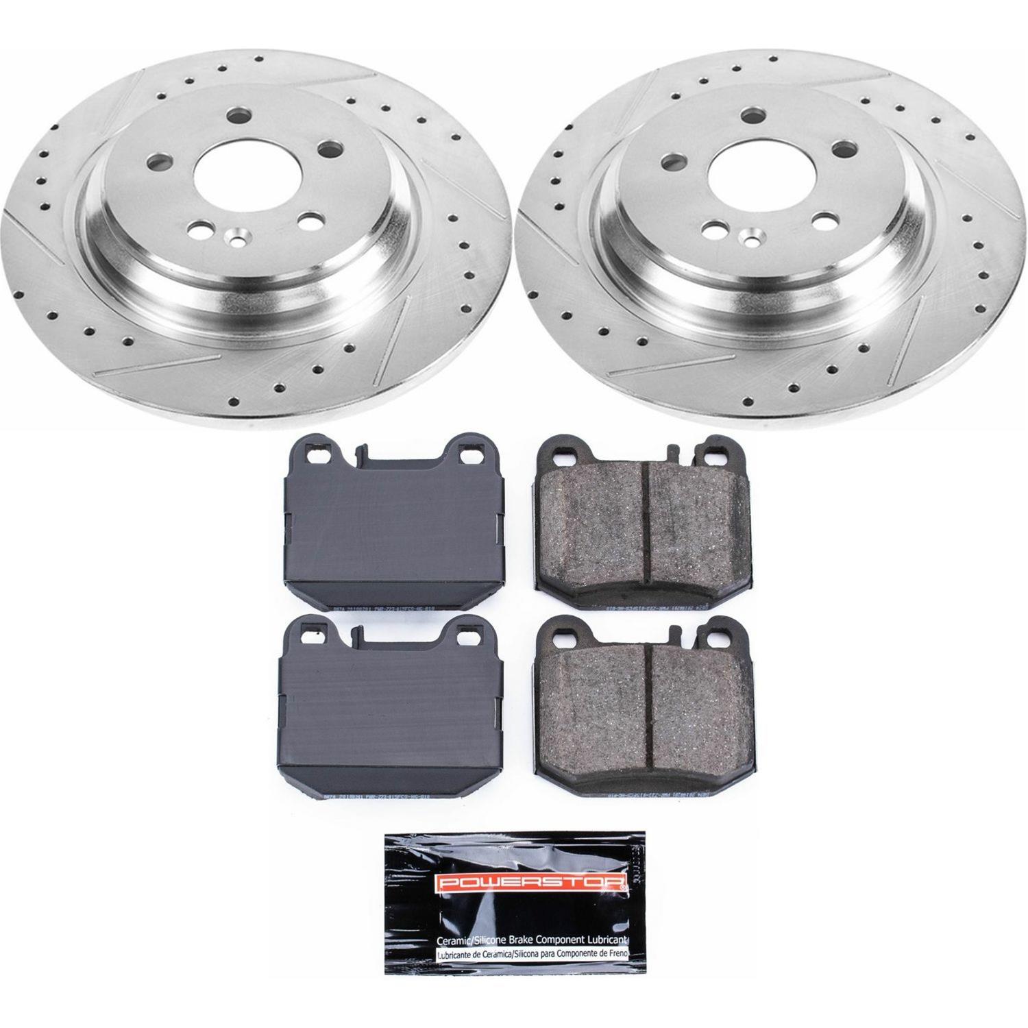 Power Stop 00-01 Mercedes-Benz ML430 Front & Rear Z23 Evolution Sport Brake Kit (1x psbK5261, 1x psbK5236) thumbnail 3