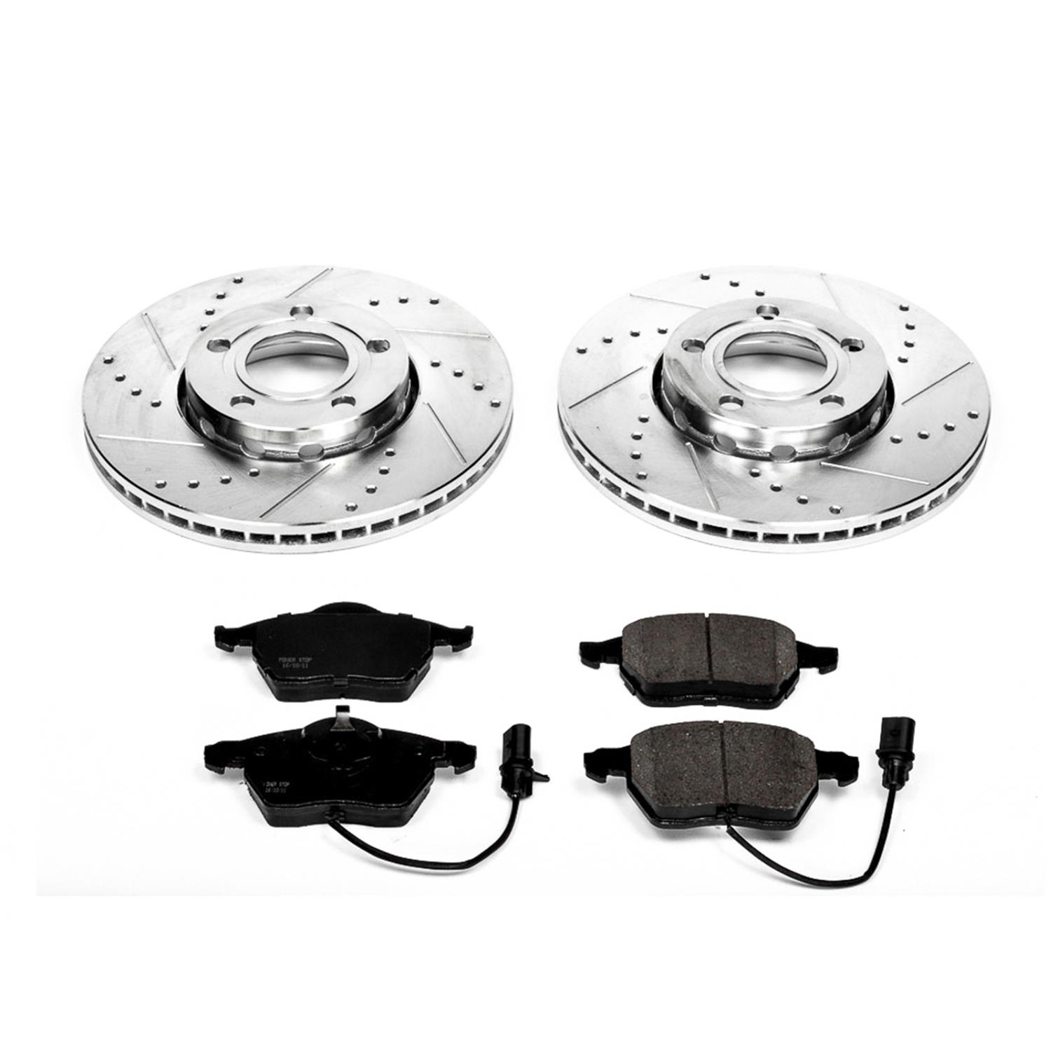 Power Stop 98-01 Audi A6 Front & Rear Z23 Evolution Sport Brake Kit w/Calipers (1x psbK515, 1x psbS2108, 1x psbS1816, 1x psbK528) thumbnail 5