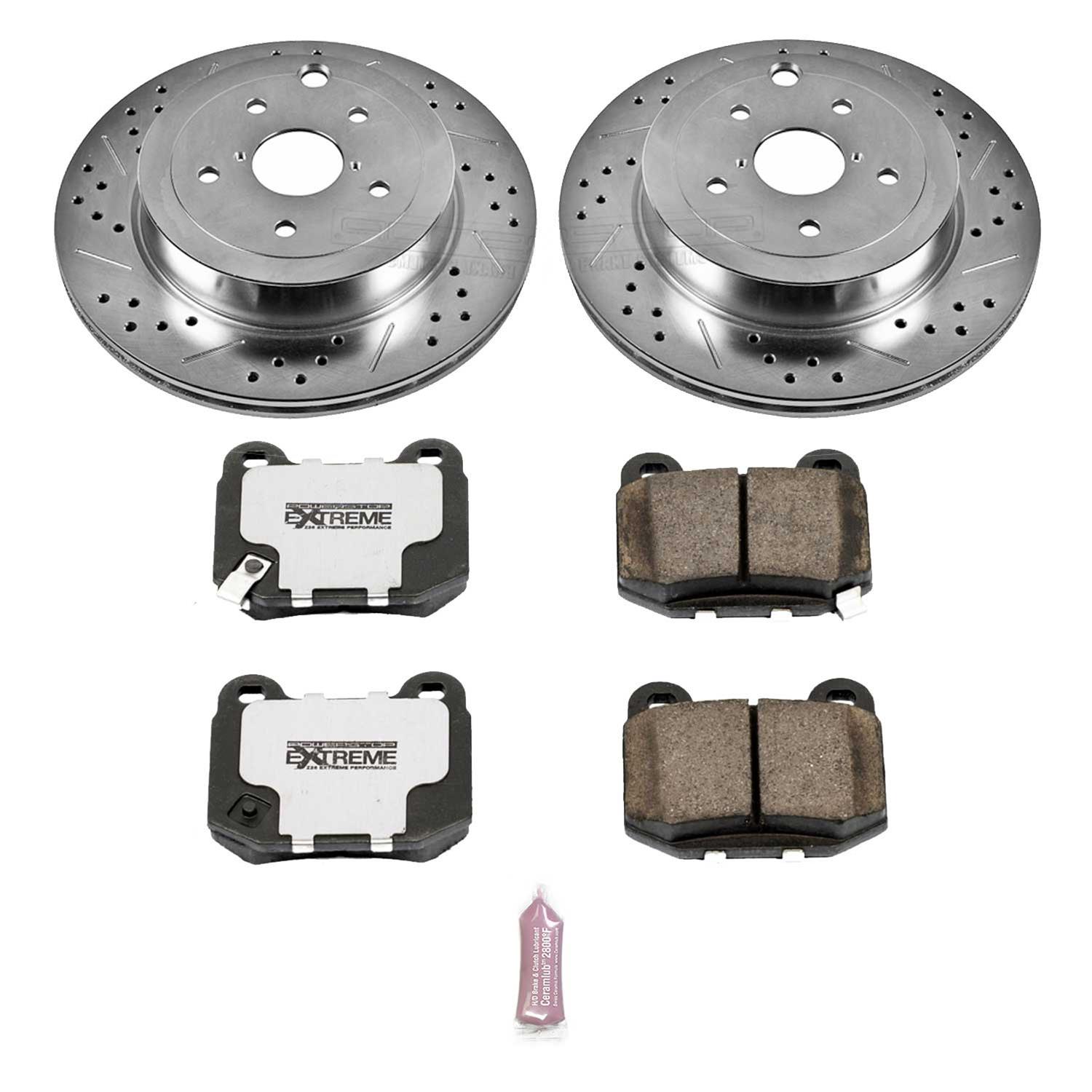 Power Stop KC4490 26 Power Stop Z26 Street Warrior Brake Upgrade Kits 