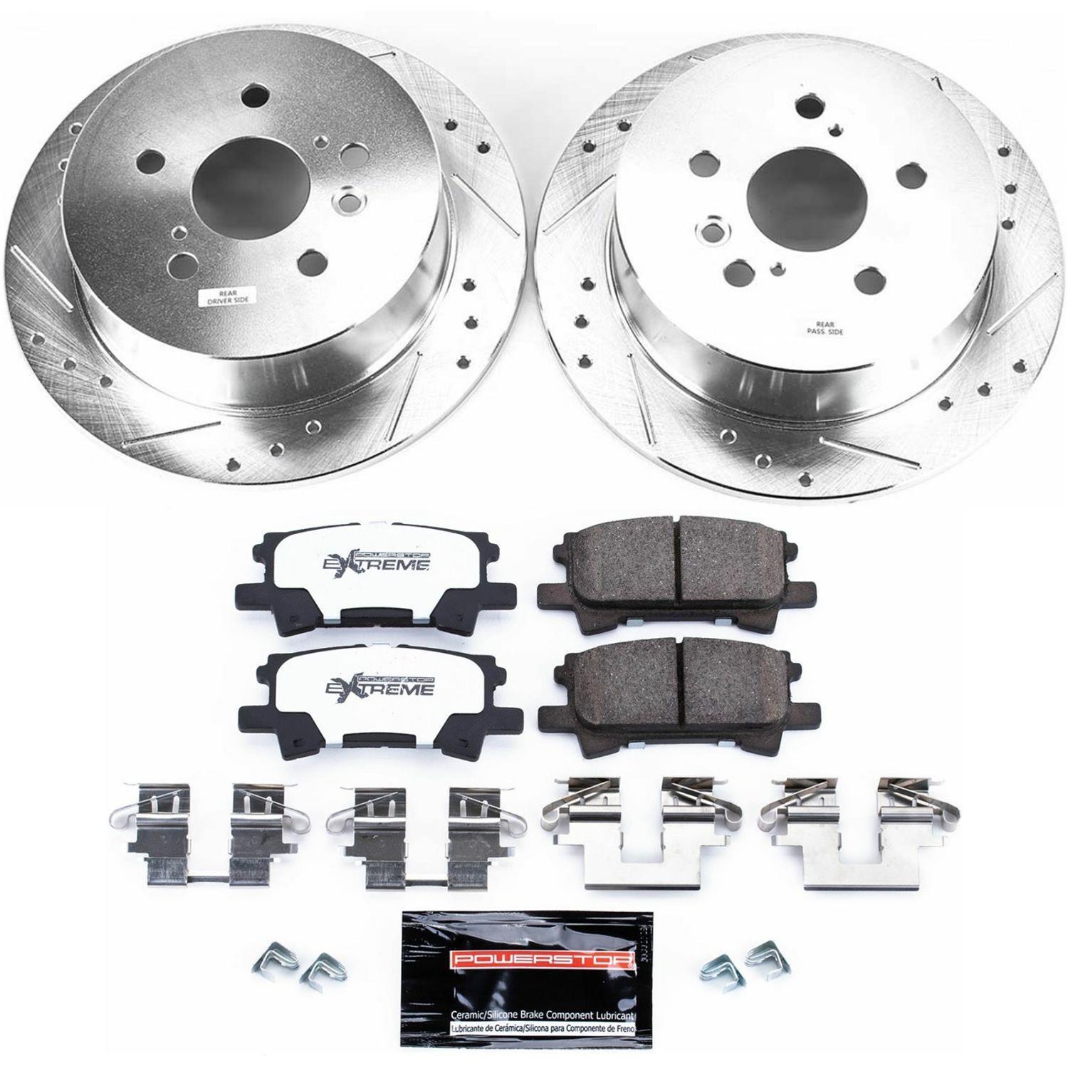 Power Stop 04-06 Lexus RX330 Front & Rear Z36 Truck & Tow Brake Kit (1x psbK5333-36, 1x psbK196-36) thumbnail 5
