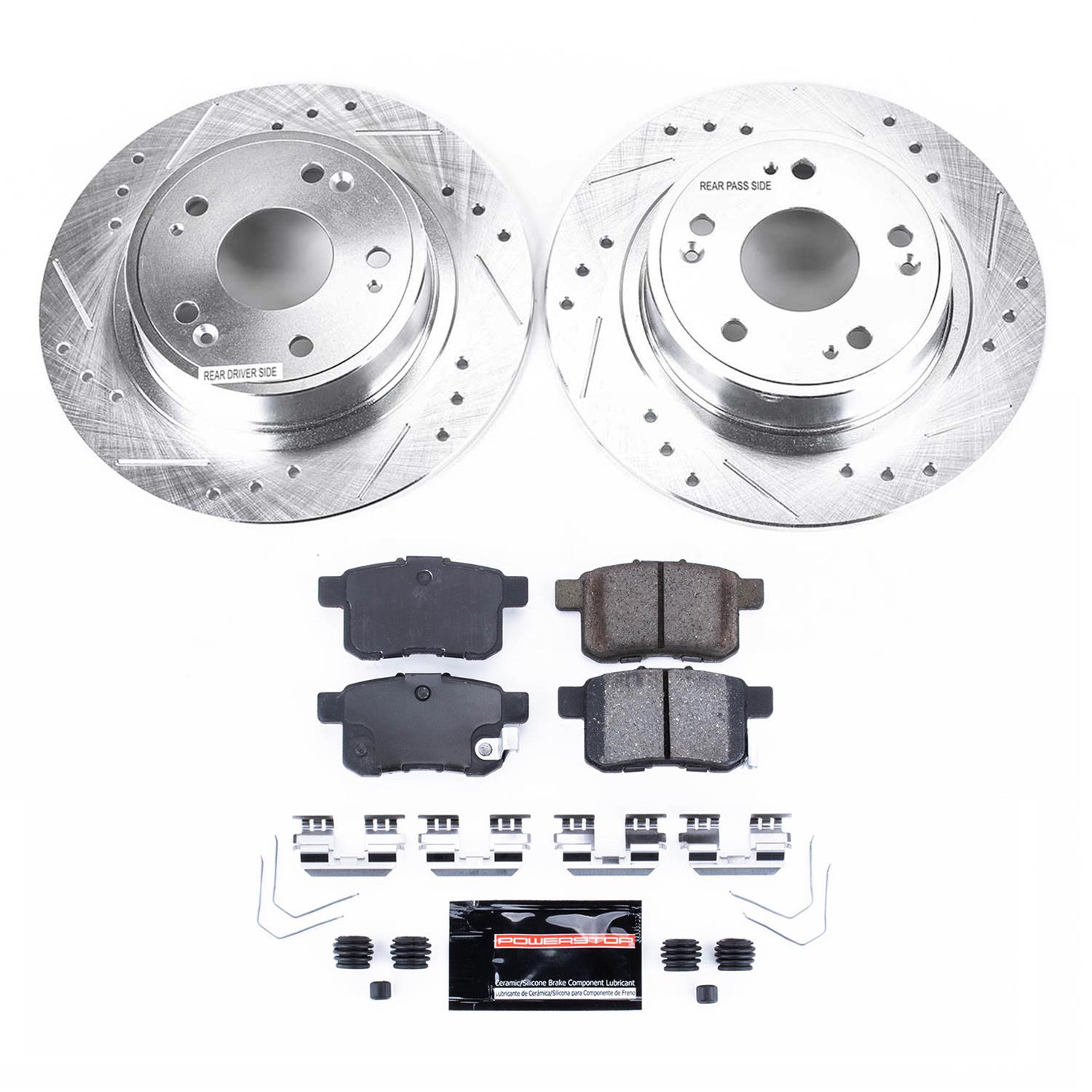 PowerStop K7348 PowerStop Z23 Evolution Sport Brake Upgrade Kits