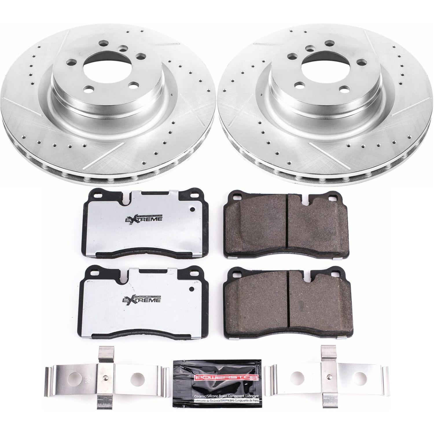 Power Stop 06-09 Land Rover Range Rover Front & Rear Z36 Truck & Tow Brake Kit (1x psbK5624-36, 1x psbK5424-36) thumbnail 5