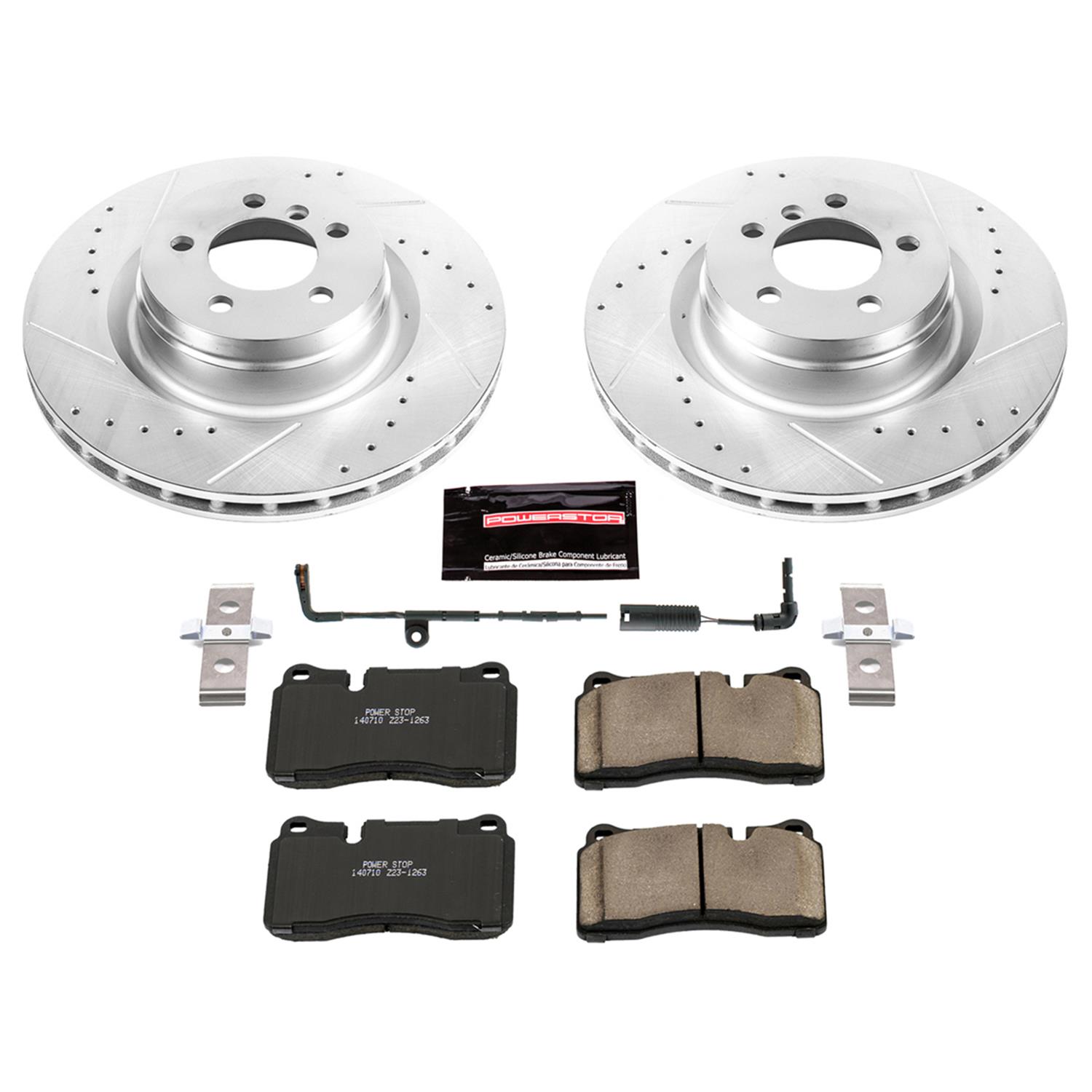 Power Stop 06-09 Land Rover Range Rover Front & Rear Z23 Evolution Sport Brake Kit (1x psbK5424, 1x psbK5624) thumbnail 4
