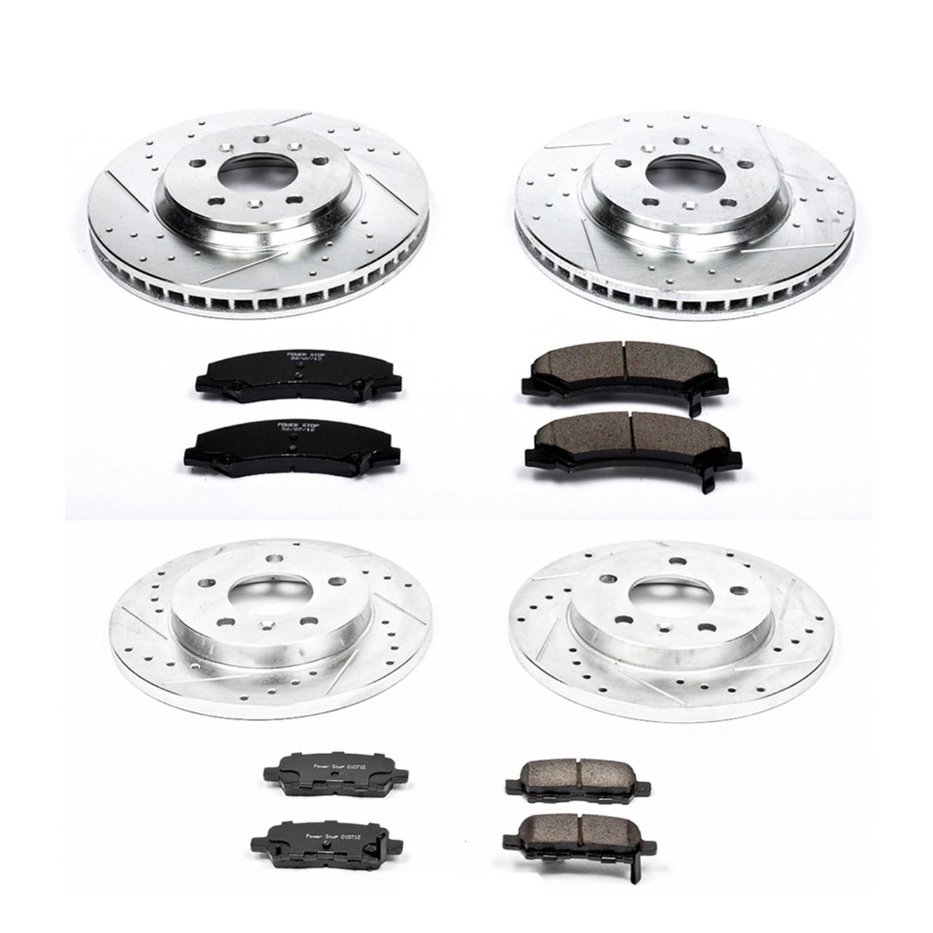 Power Stop K5504 Power Stop Z23 Evolution Sport Brake Upgrade Kits