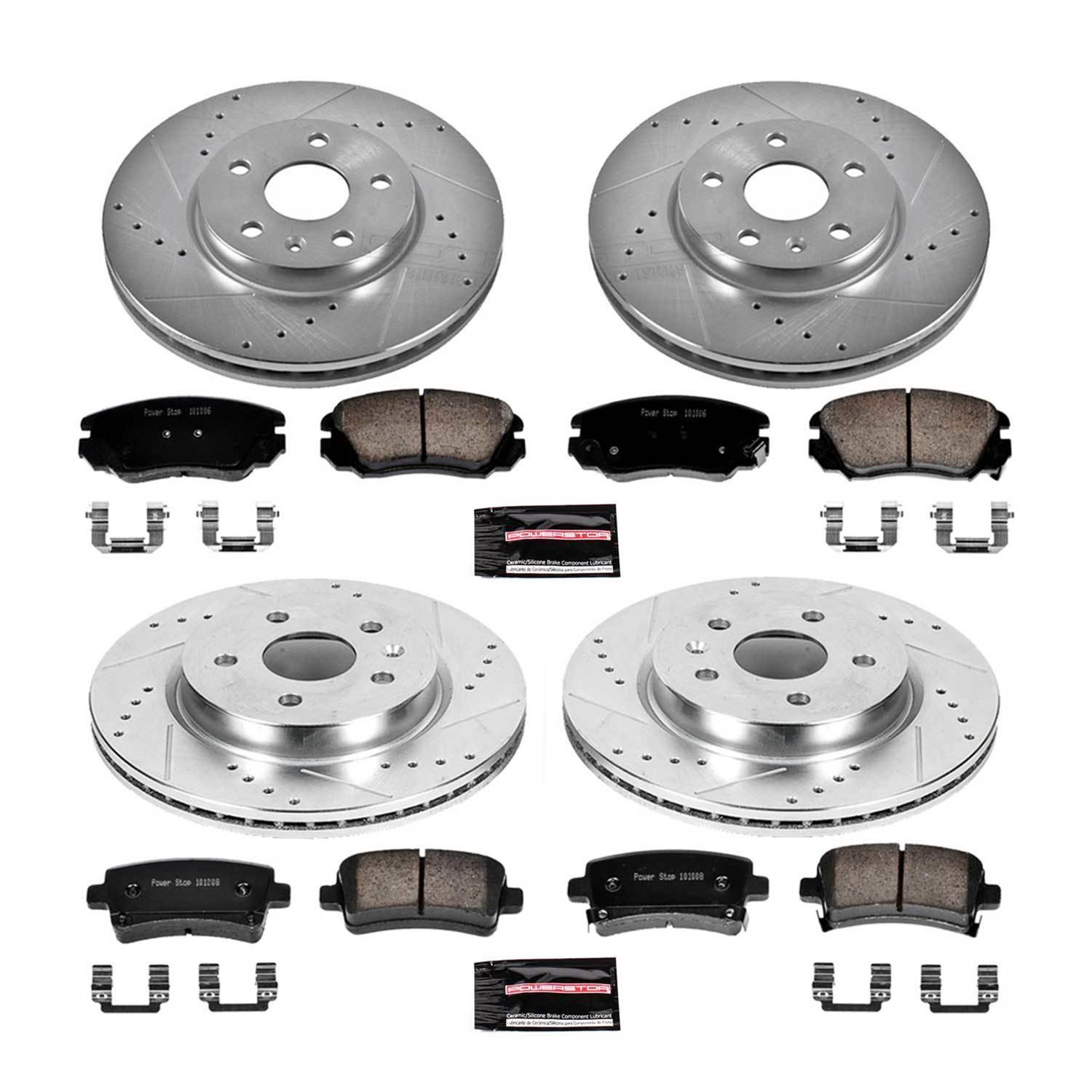 Power Stop K5515 Power Stop Z23 Evolution Sport Brake Upgrade Kits
