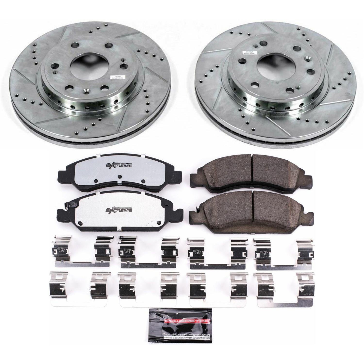 Power Stop 15-19 Chevrolet Tahoe Front & Rear Z36 Truck & Tow Brake Kit (1x psbK6562-36, 1x psbK5519-36) thumbnail 5