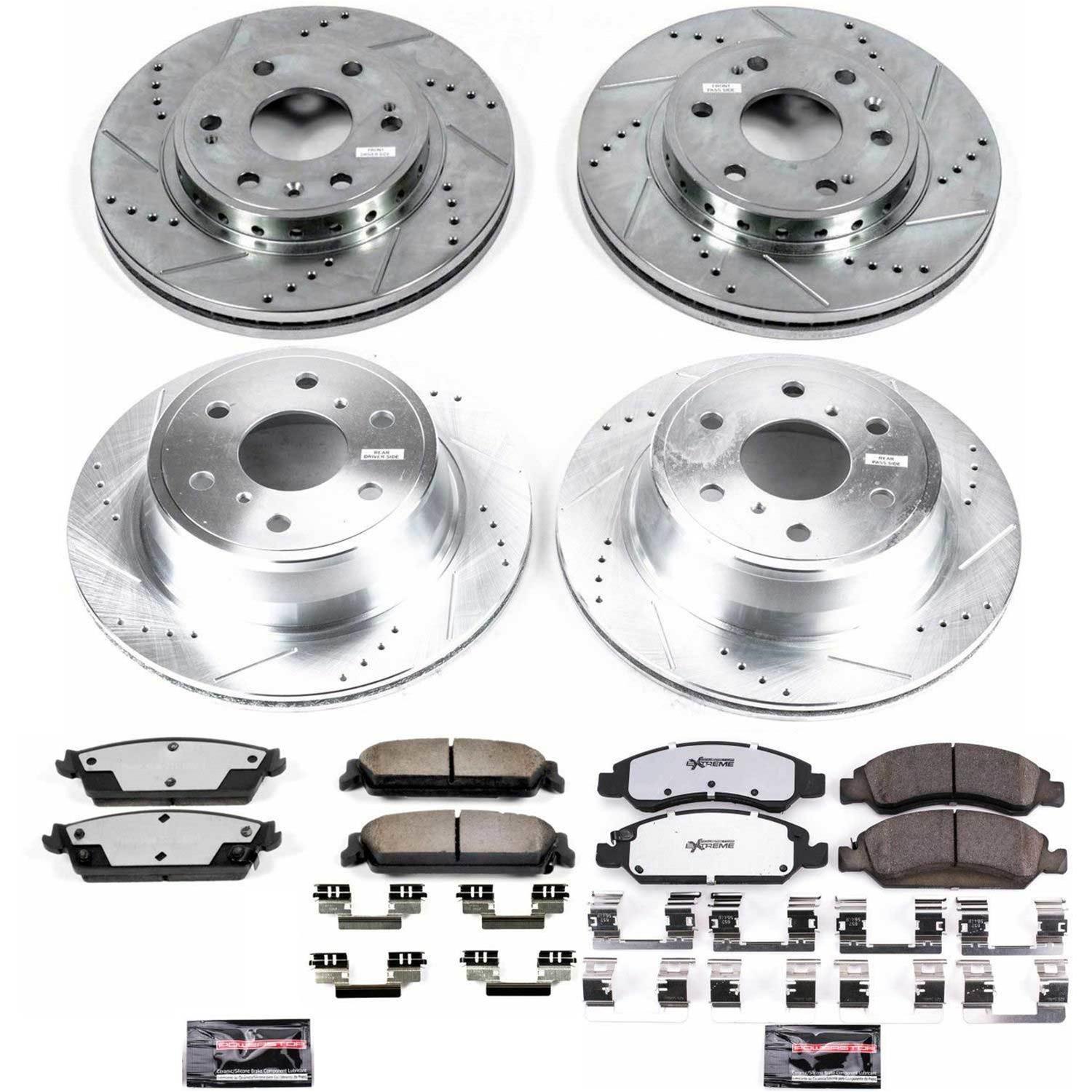 Power Stop 08-14 Chevrolet Tahoe Front & Rear Z36 Truck & Tow Brake Kit (1x psbK2083-36, 1x psbK5519-36) thumbnail 4