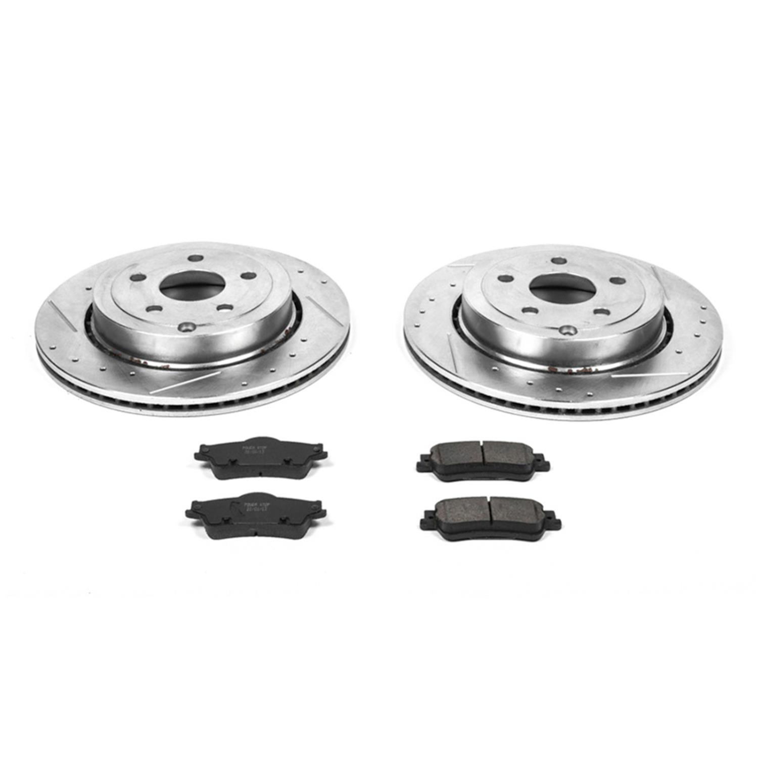 Power Stop 2009 Pontiac G8 Front & Rear Z23 Evolution Sport Brake Kit (1x psbK2948, 1x psbK5528) thumbnail 4