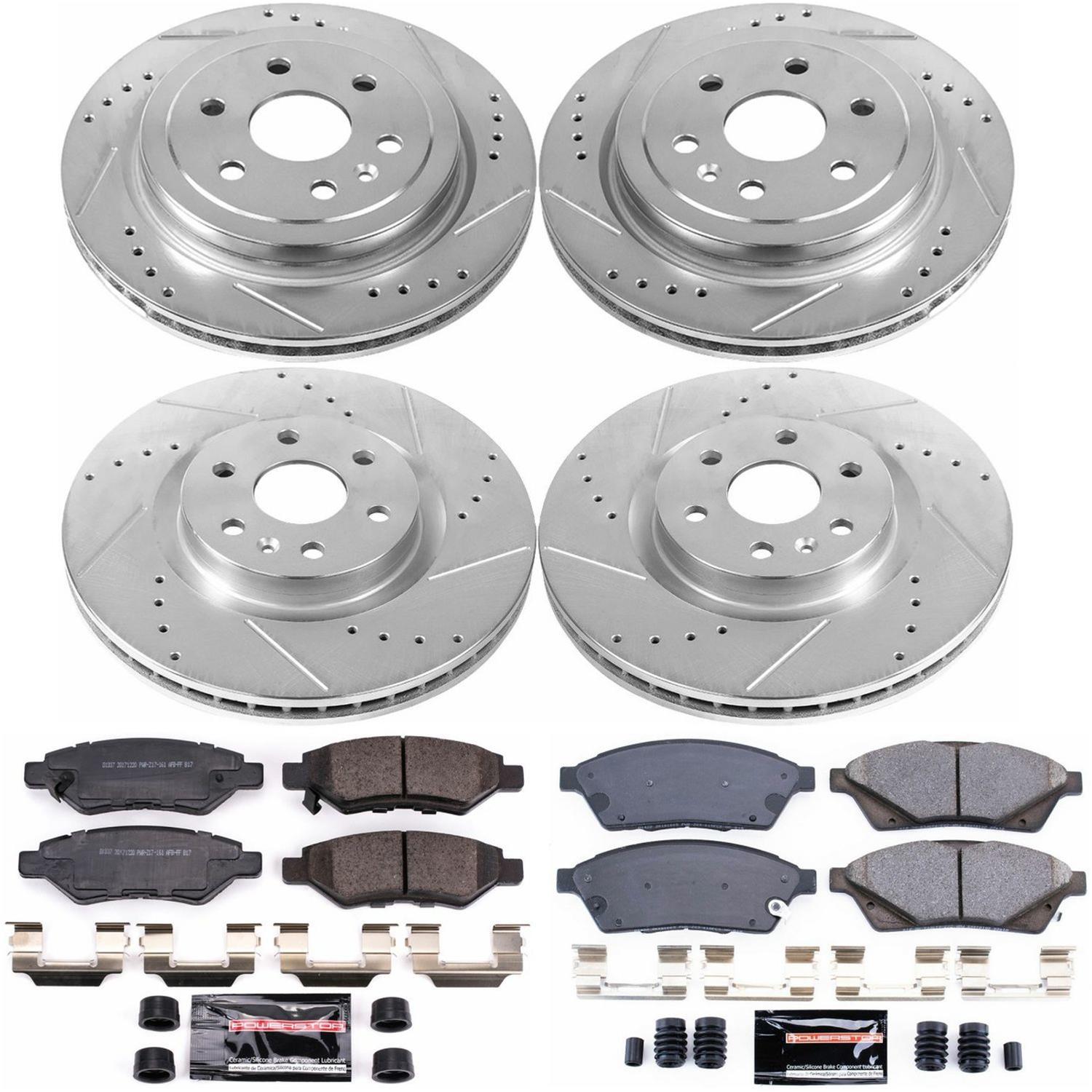 PowerStop KC5457 F&R Z23 Evo Sport Brake Kit | Dodge Charger/Magnum (06-11) (KC5457) main image 1