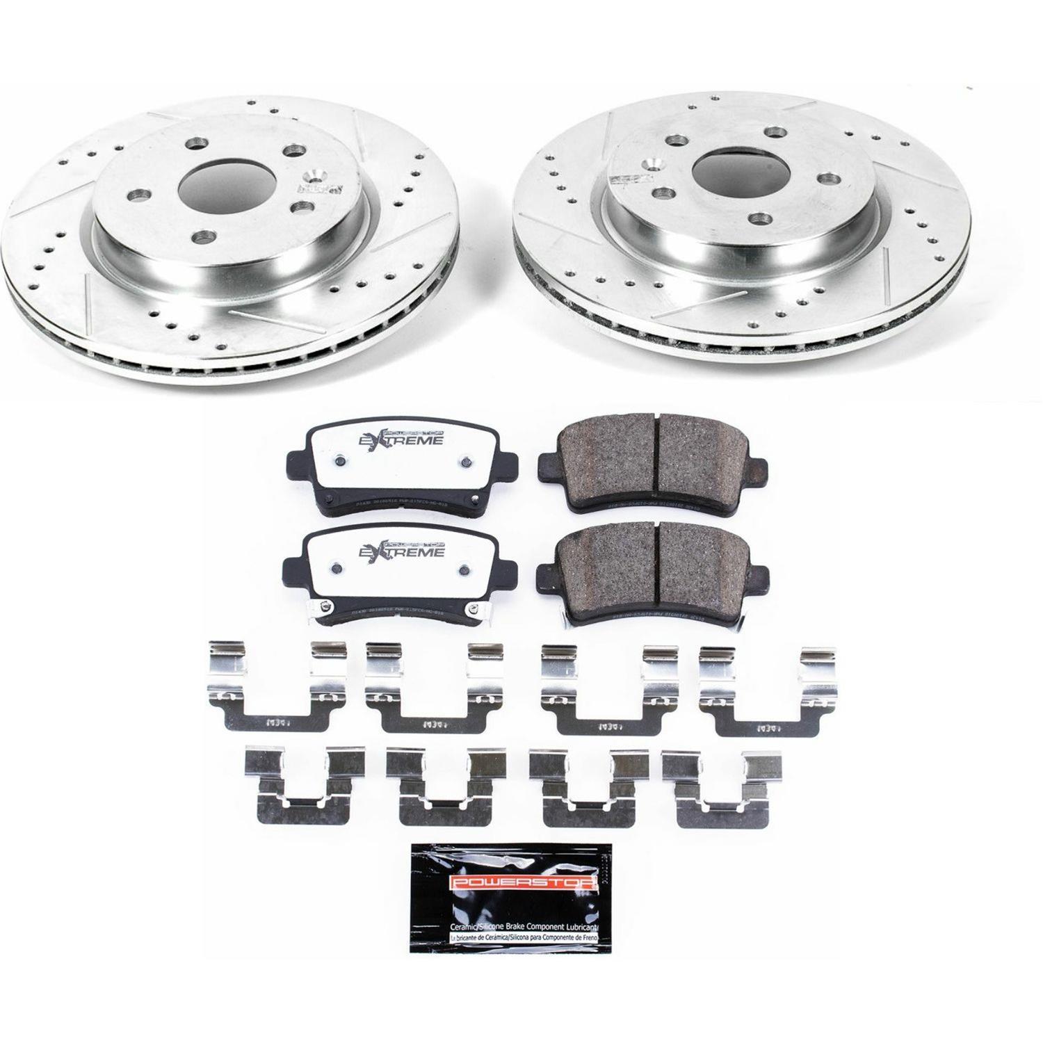 KOPHER 6点セット PowerStop Z26 Street Warrior Rear Brake Upgrade Kit