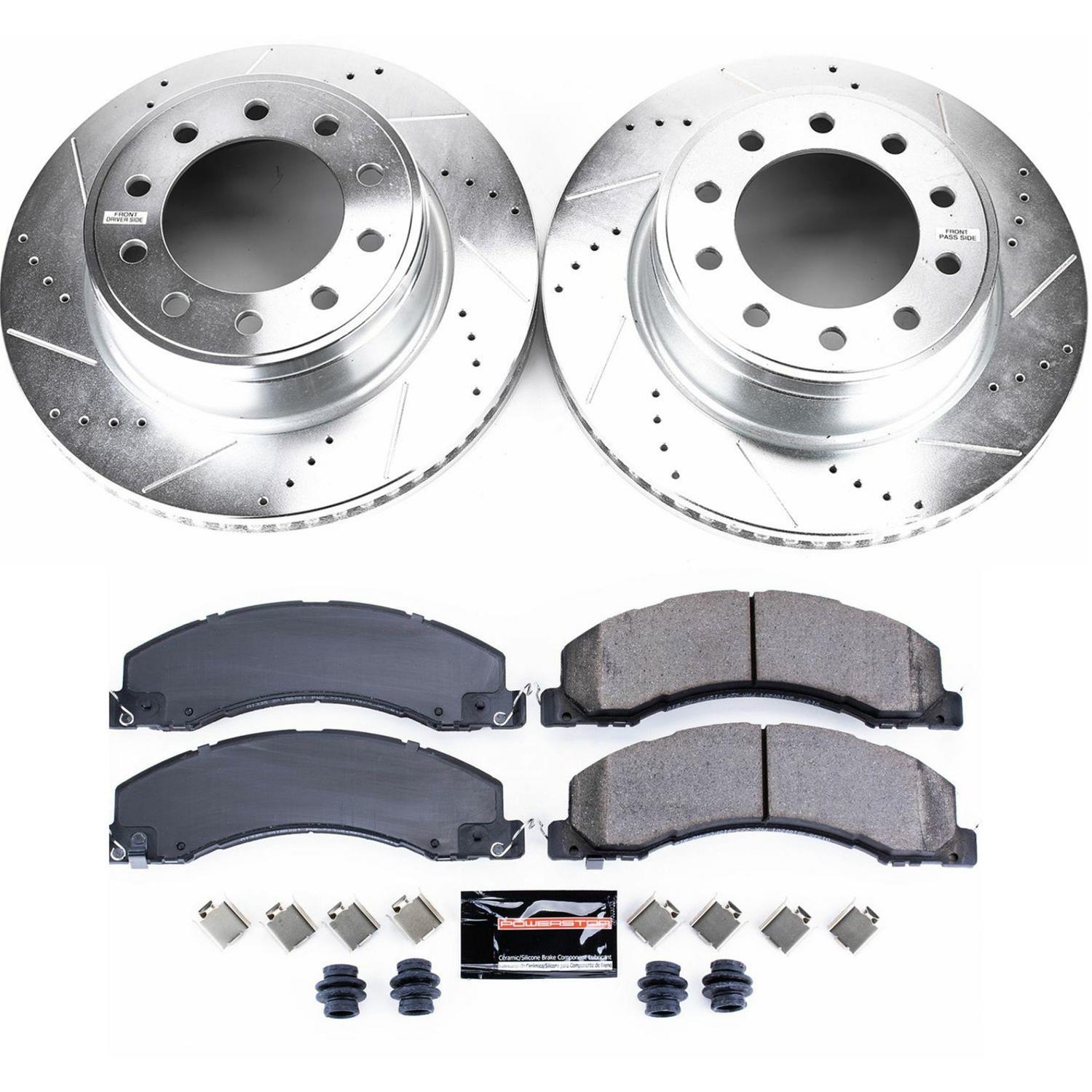 Power Stop 11-18 Ram 5500 Front Z23 Evolution Brake Kit (1x psbZ23-1335, 1x psbAR83074XL, 1x psbAR83074XR) thumbnail 4