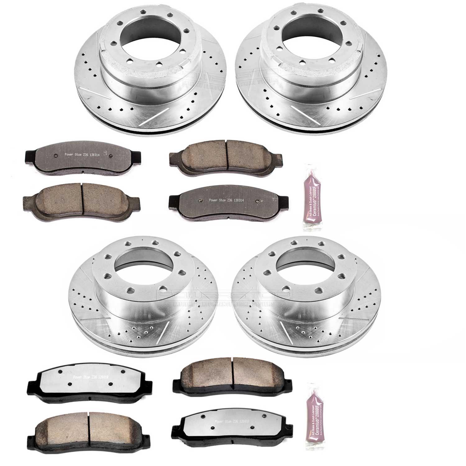 Power Stop K5579-36 Z36 Truck /& Tow Rear Brake Kit