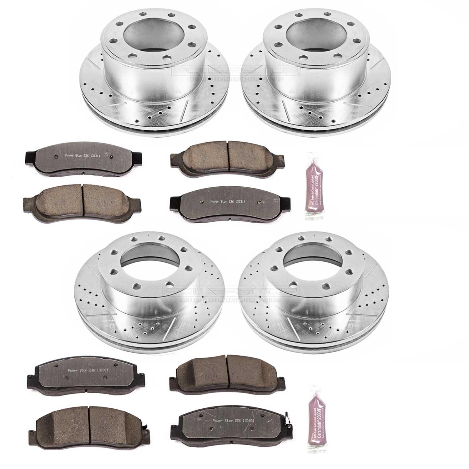 Power Stop K557536 Power Stop Z36 Truck and Tow Brake Upgrade Kits