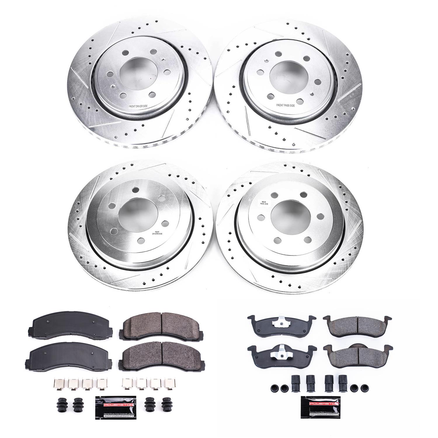 Power Stop 10-17 Ford Expedition Front & Rear Z23 Evolution Sport Brake Kit (1x psbK4683, 1x psbK3167) thumbnail 8