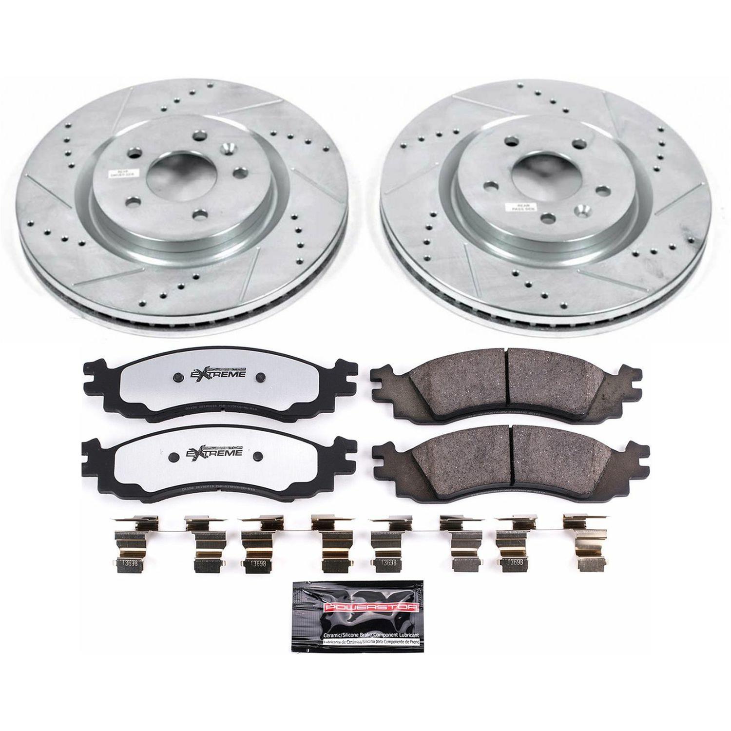 Power Stop 11-12 Ford Taurus Front & Rear Z36 Truck & Tow Brake Kit (1x psbK4744-36, 1x psbK5581-36) thumbnail 6