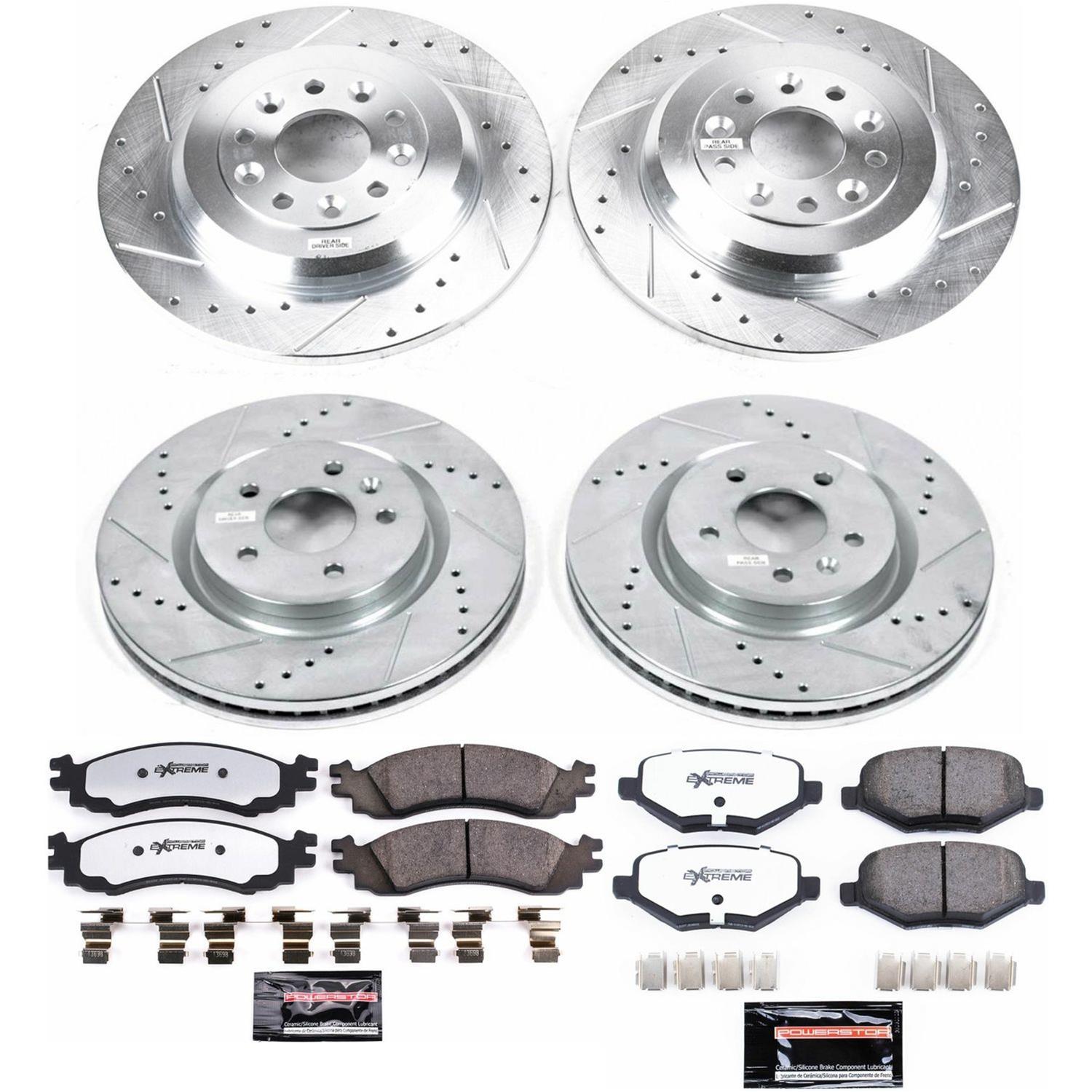 Power Stop 11-12 Ford Taurus Front & Rear Z36 Truck & Tow Brake Kit (1x psbK4744-36, 1x psbK5581-36) thumbnail 4