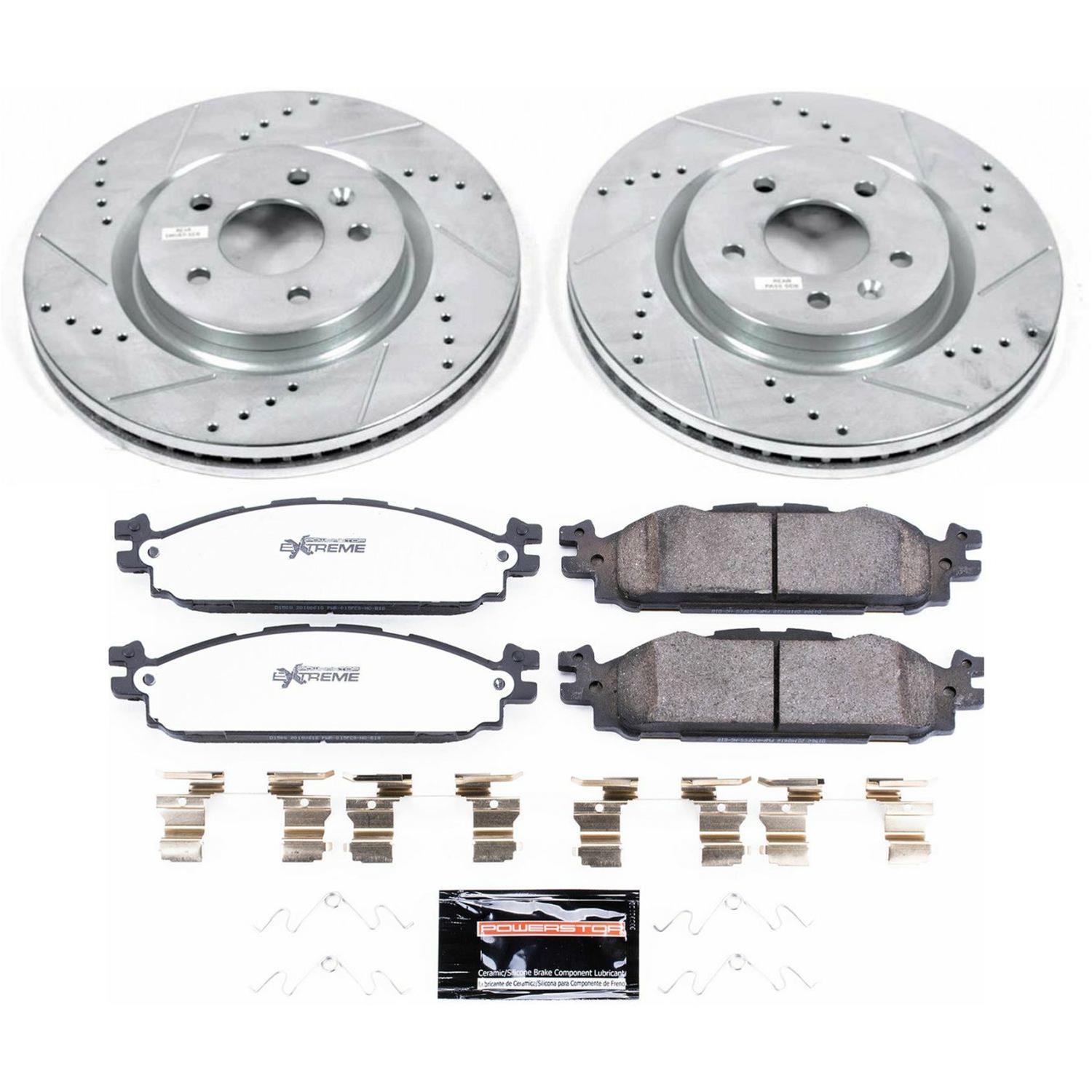 Power Stop 11-19 Ford Explorer Front & Rear Z36 Truck & Tow Brake Kit (1x psbK5583-36, 1x psbK4744-36) thumbnail 7