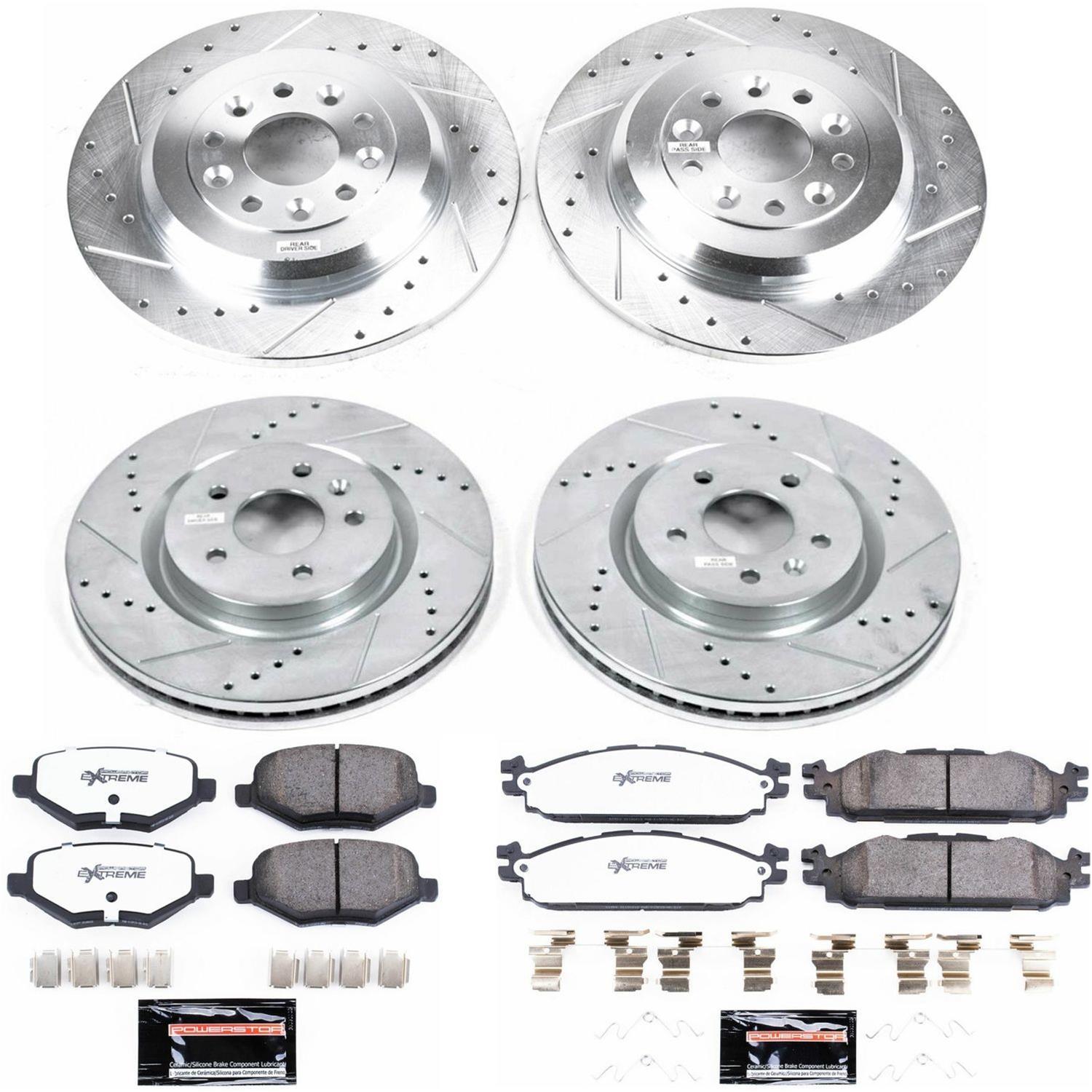 Power Stop 11-19 Ford Explorer Front & Rear Z36 Truck & Tow Brake Kit (1x psbK5583-36, 1x psbK4744-36) thumbnail 4