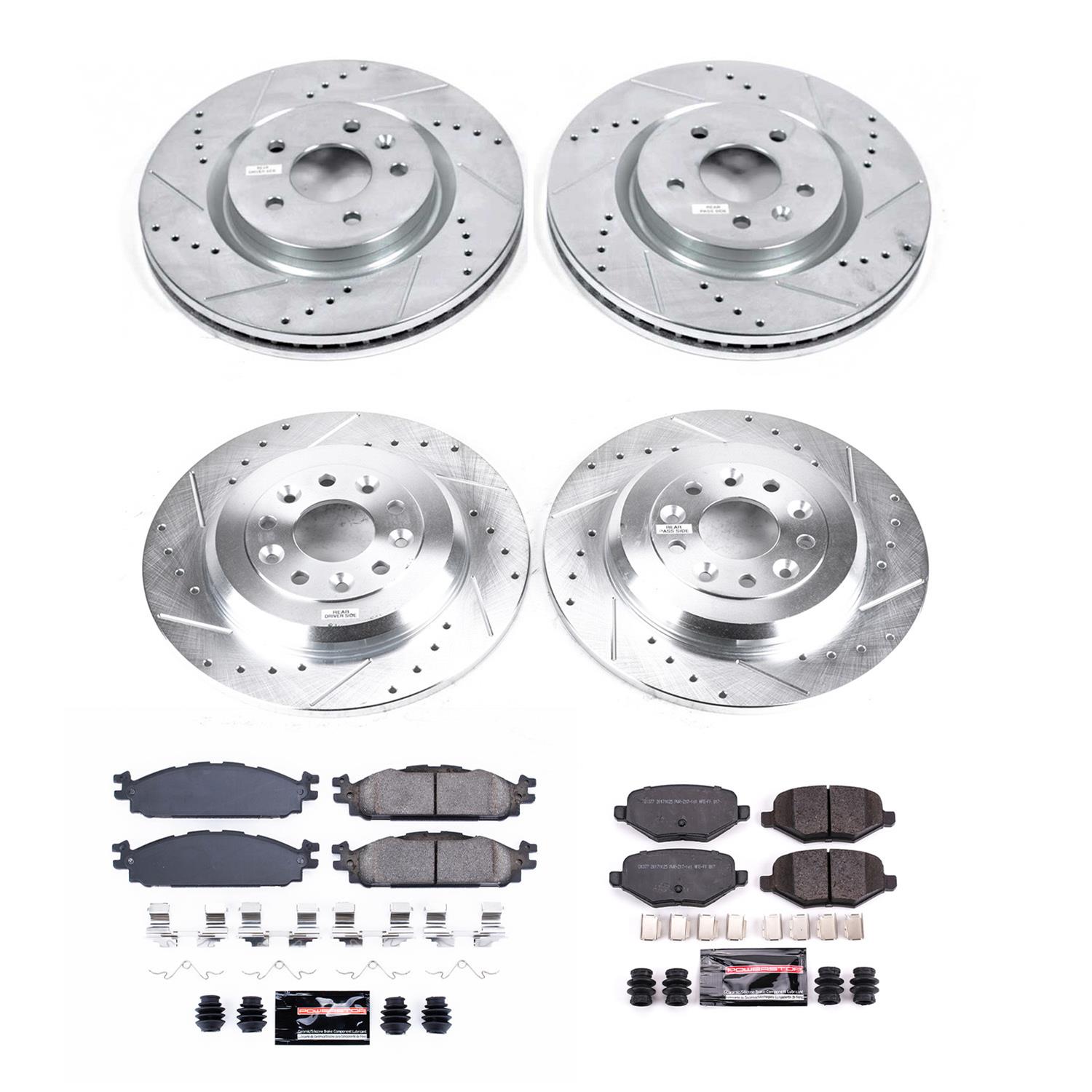 Power Stop Z23 Evolution Sport Brake Upgrade Kits K5584