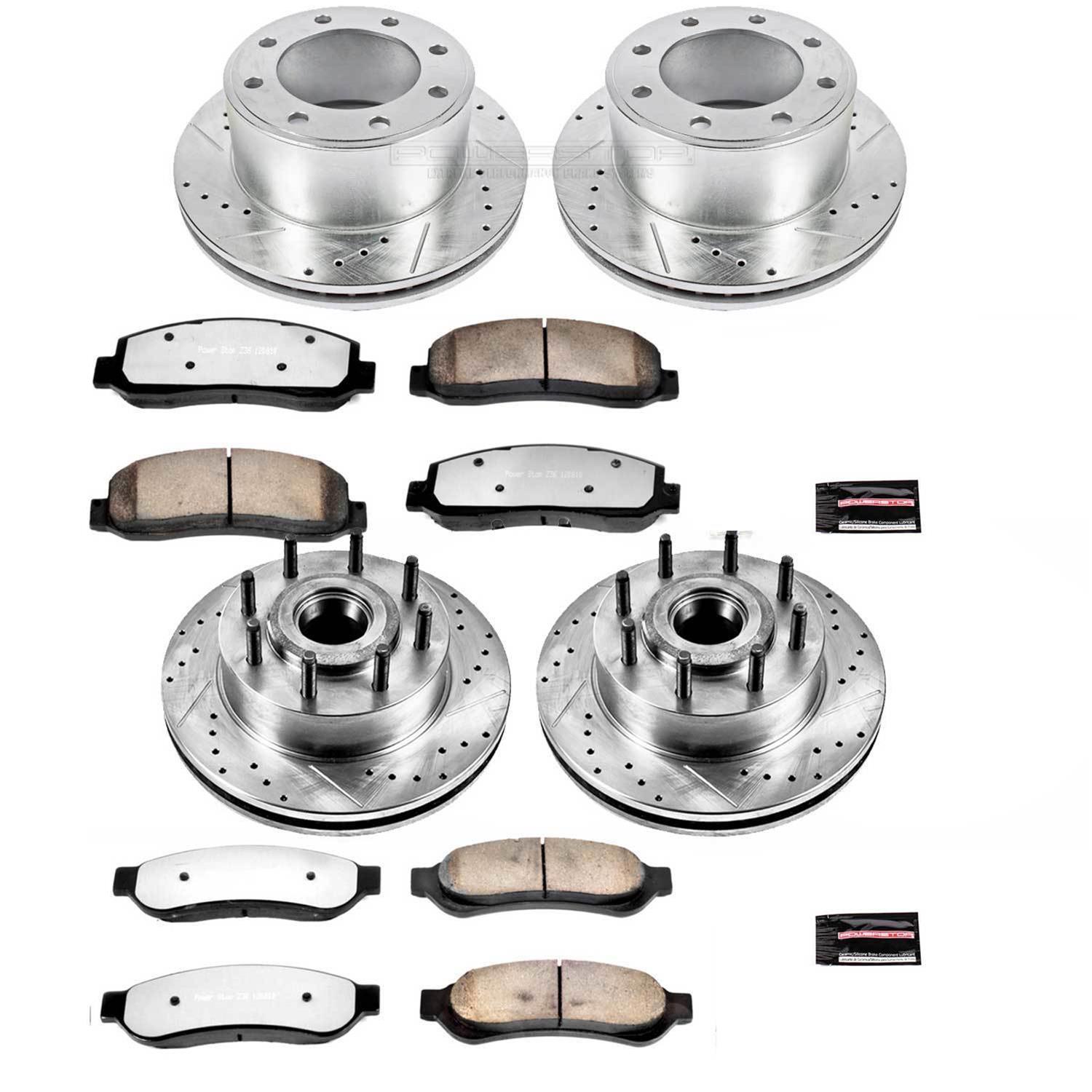 Power Stop 07-10 Ford F-350 Super Duty Front and Rear Z36 Truck & Tow Brake Kit (Bundled Kit) thumbnail 8