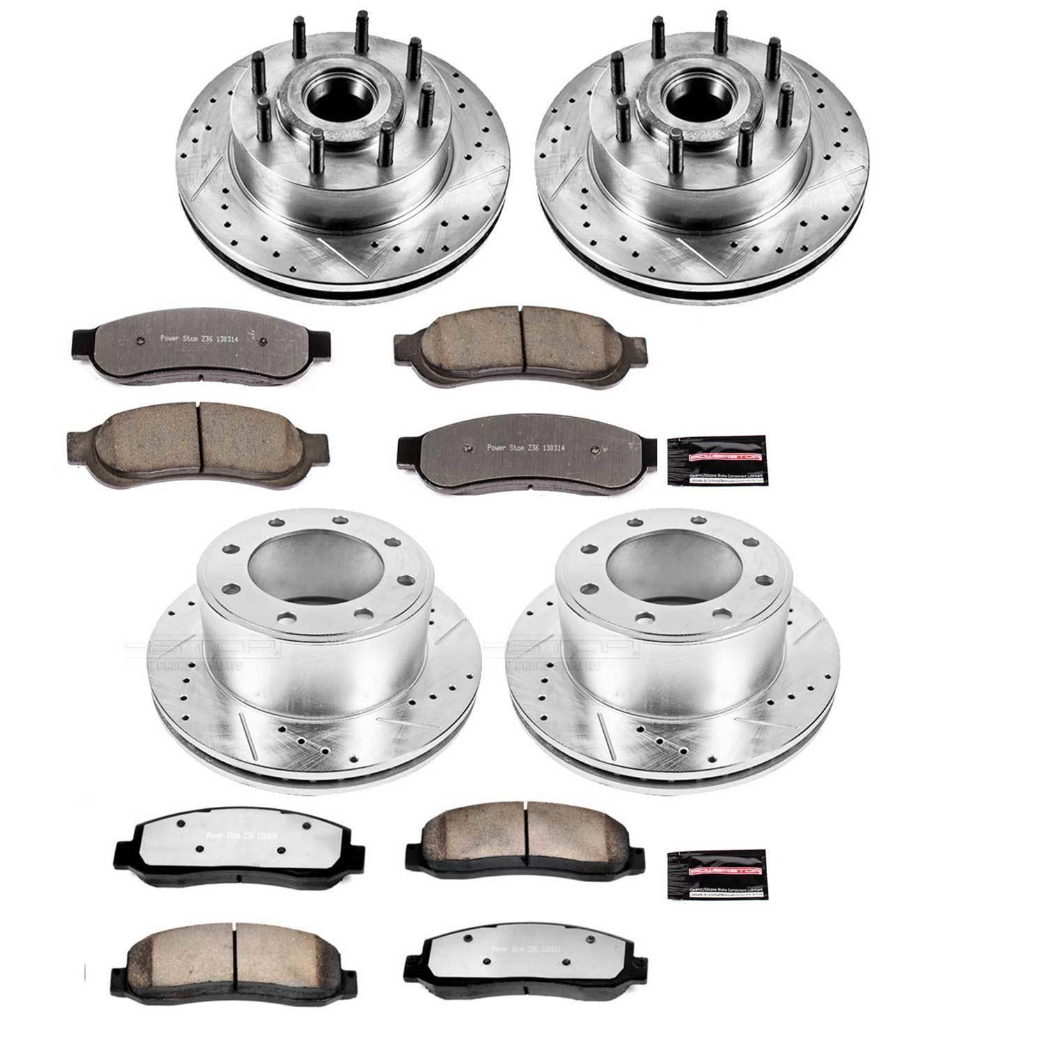 Power Stop 09-10 Ford F-250 Super Duty Front and Rear Z36 Truck & Tow Brake Kit (Bundled Kit) thumbnail 2
