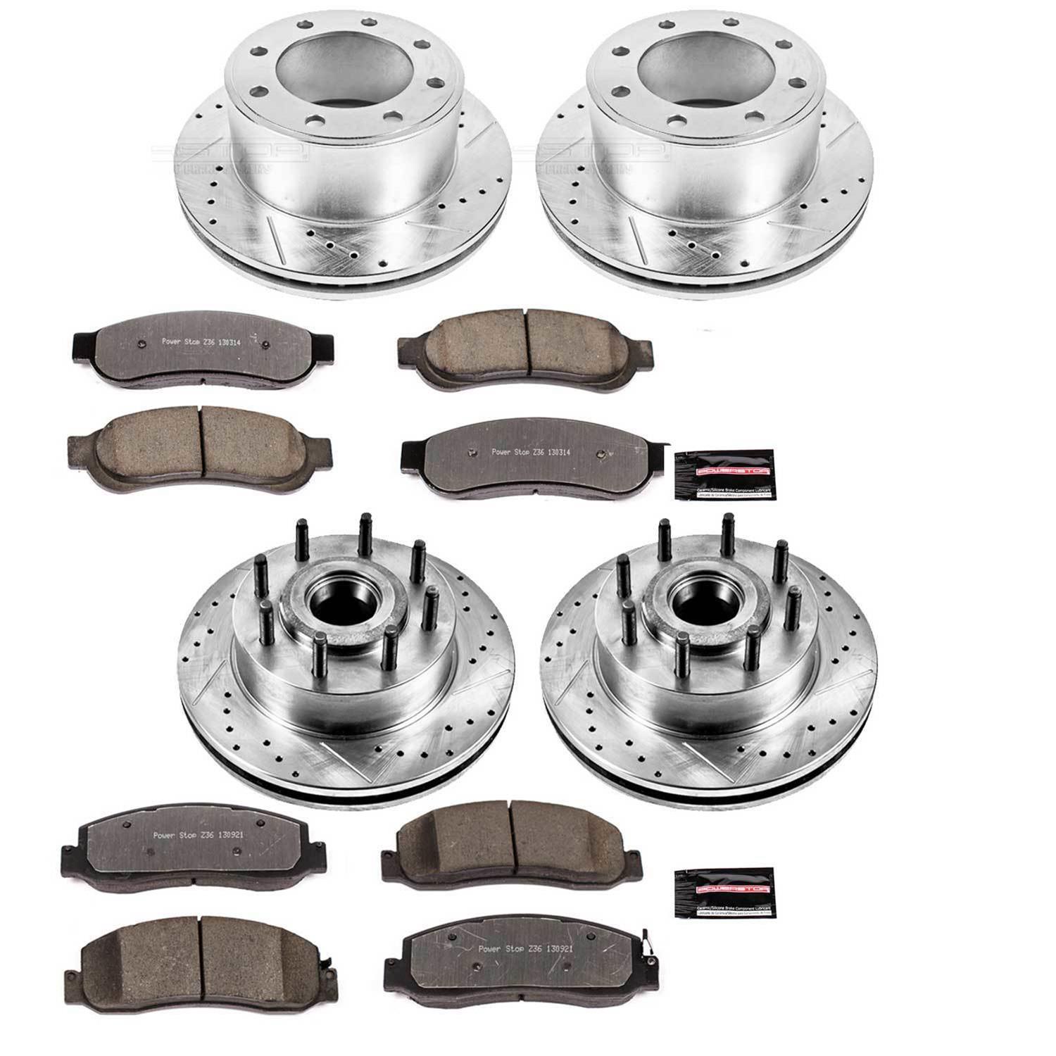 Power Stop 10-11 Ford F-350 Super Duty Front & Rear Z36 Truck & Tow Brake Kit (Bundled Kit) thumbnail 7