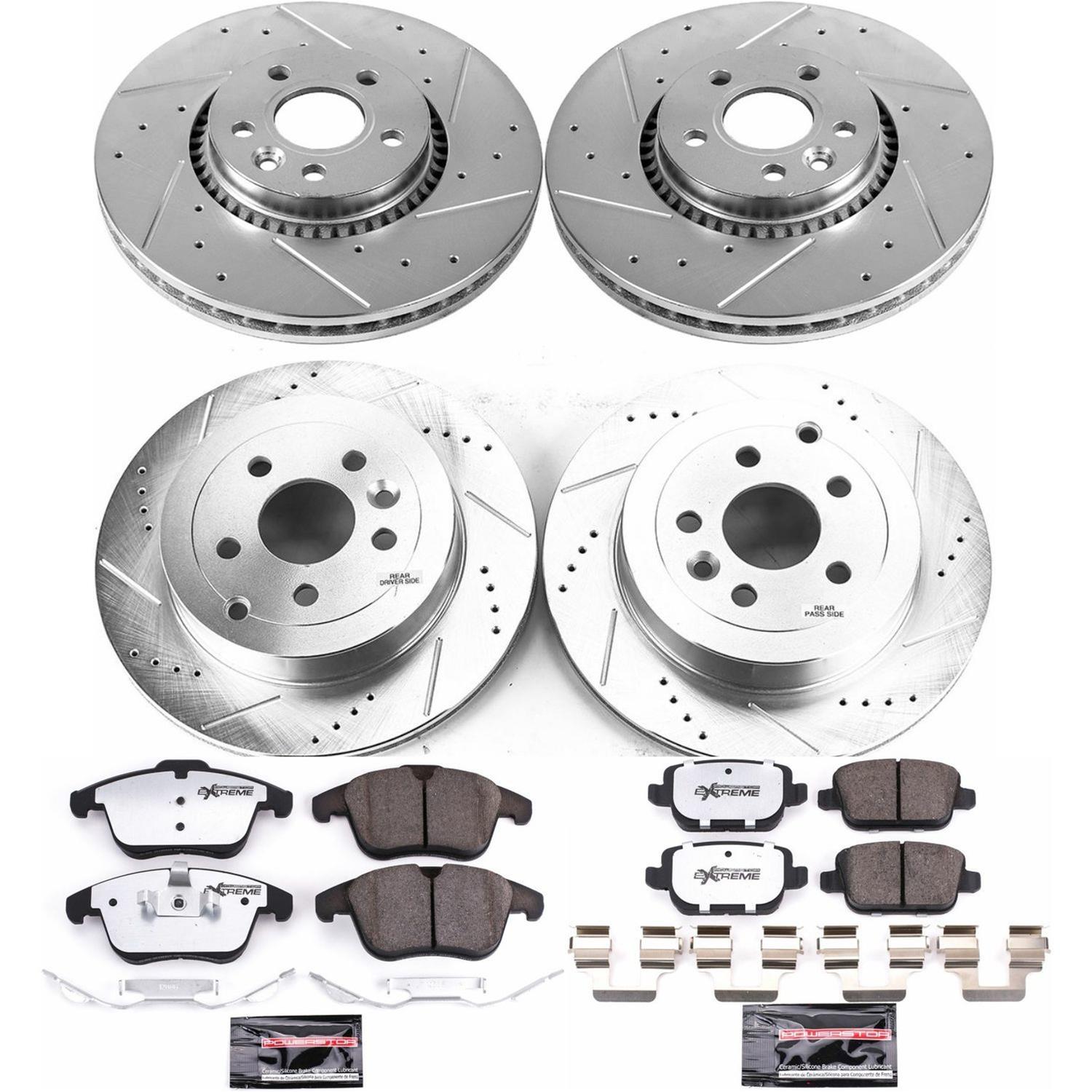 Power Stop 08-12 Land Rover LR2 Front & Rear Z36 Truck & Tow Brake Kit (1x psbK5653-36, 1x psbK4701-36) thumbnail 4