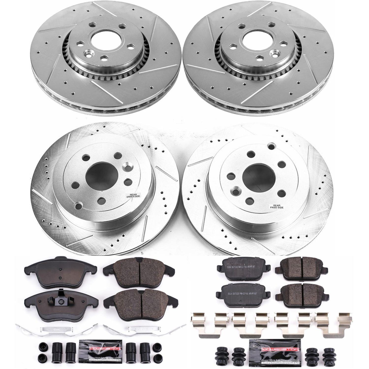 Power Stop 08-12 Land Rover LR2 Front & Rear Z23 Evolution Brake Kit (1x psbK4701, 1x psbK5653) thumbnail 4