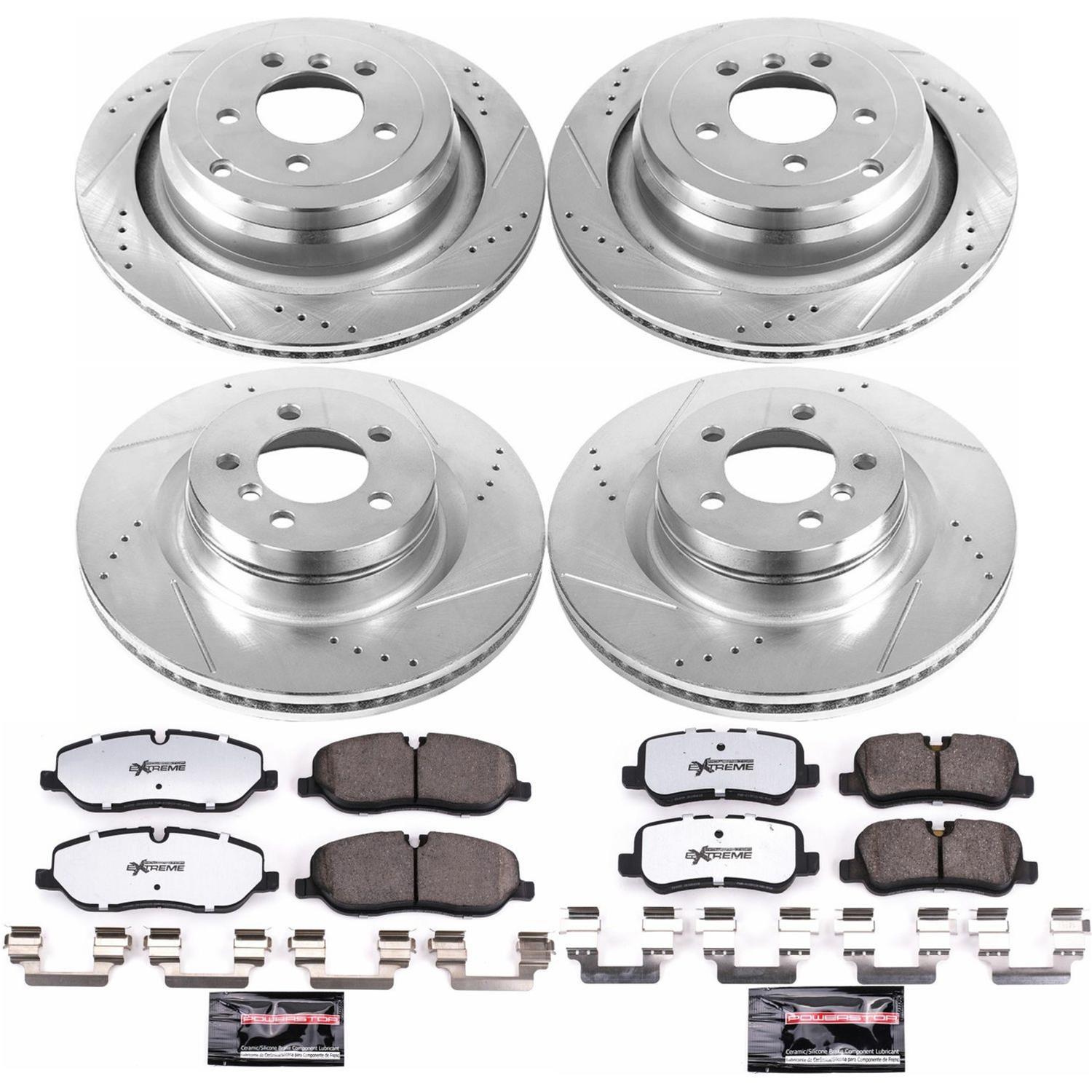 Power Stop 06-09 Land Rover Range Rover Front & Rear Z36 Truck & Tow Brake Kit (1x psbK5624-36, 1x psbK5419-36) thumbnail 3