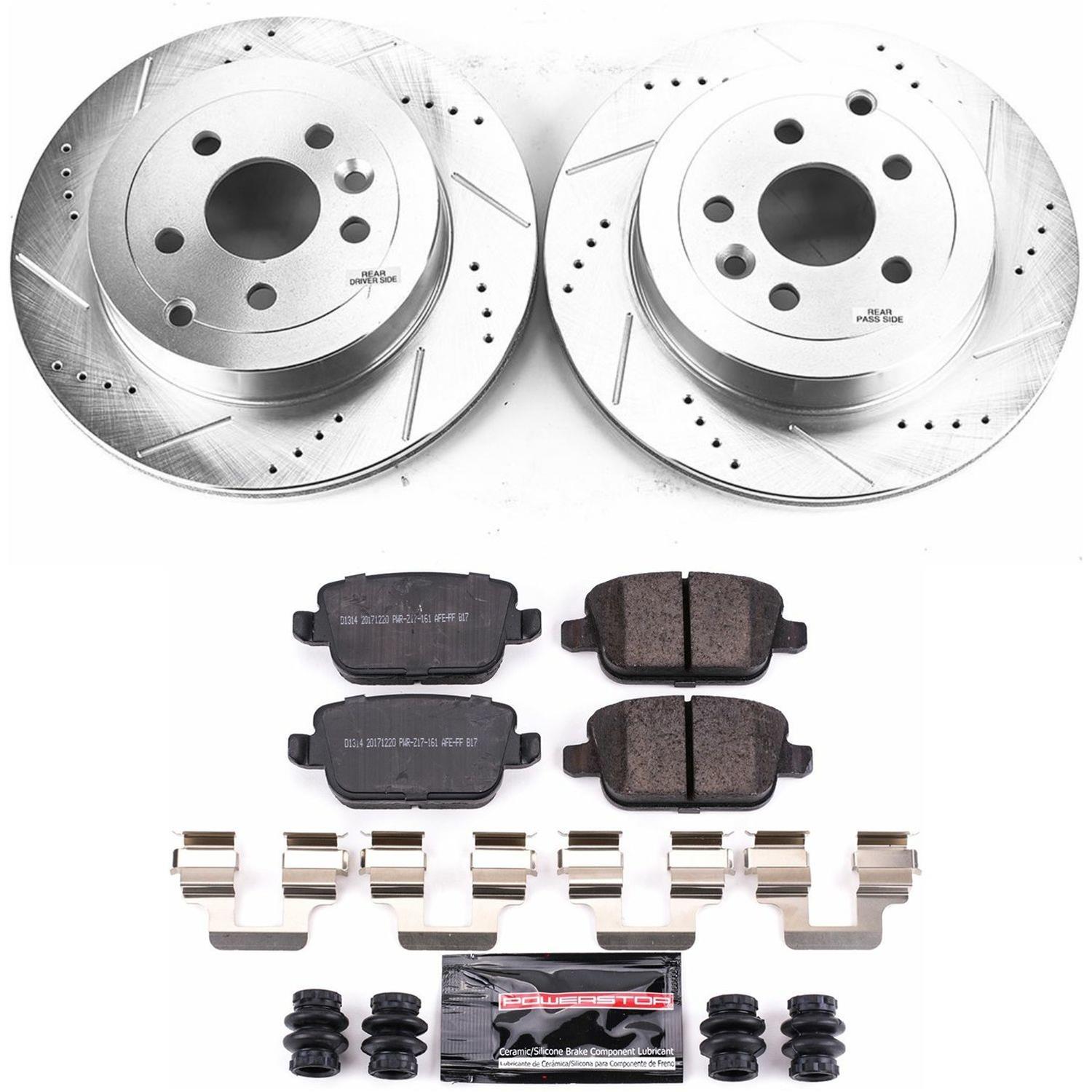 Power Stop 08-12 Land Rover LR2 Front & Rear Z23 Evolution Brake Kit (1x psbK4701, 1x psbK5653) thumbnail 9