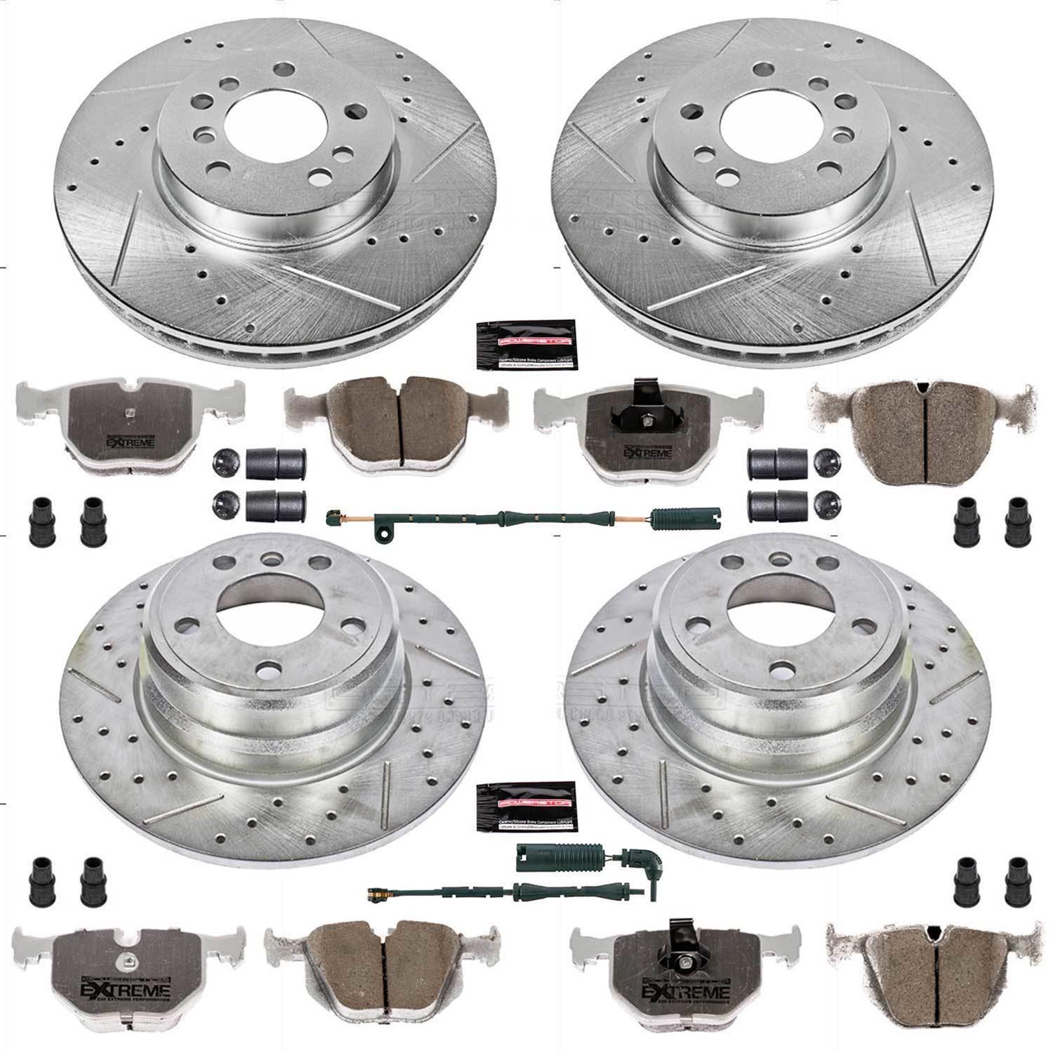 Power Stop 00-06 BMW X5 Front & Rear Z26 Street Warrior Brake Kit (1x psbK879-26, 1x psbK5720-26) thumbnail 2